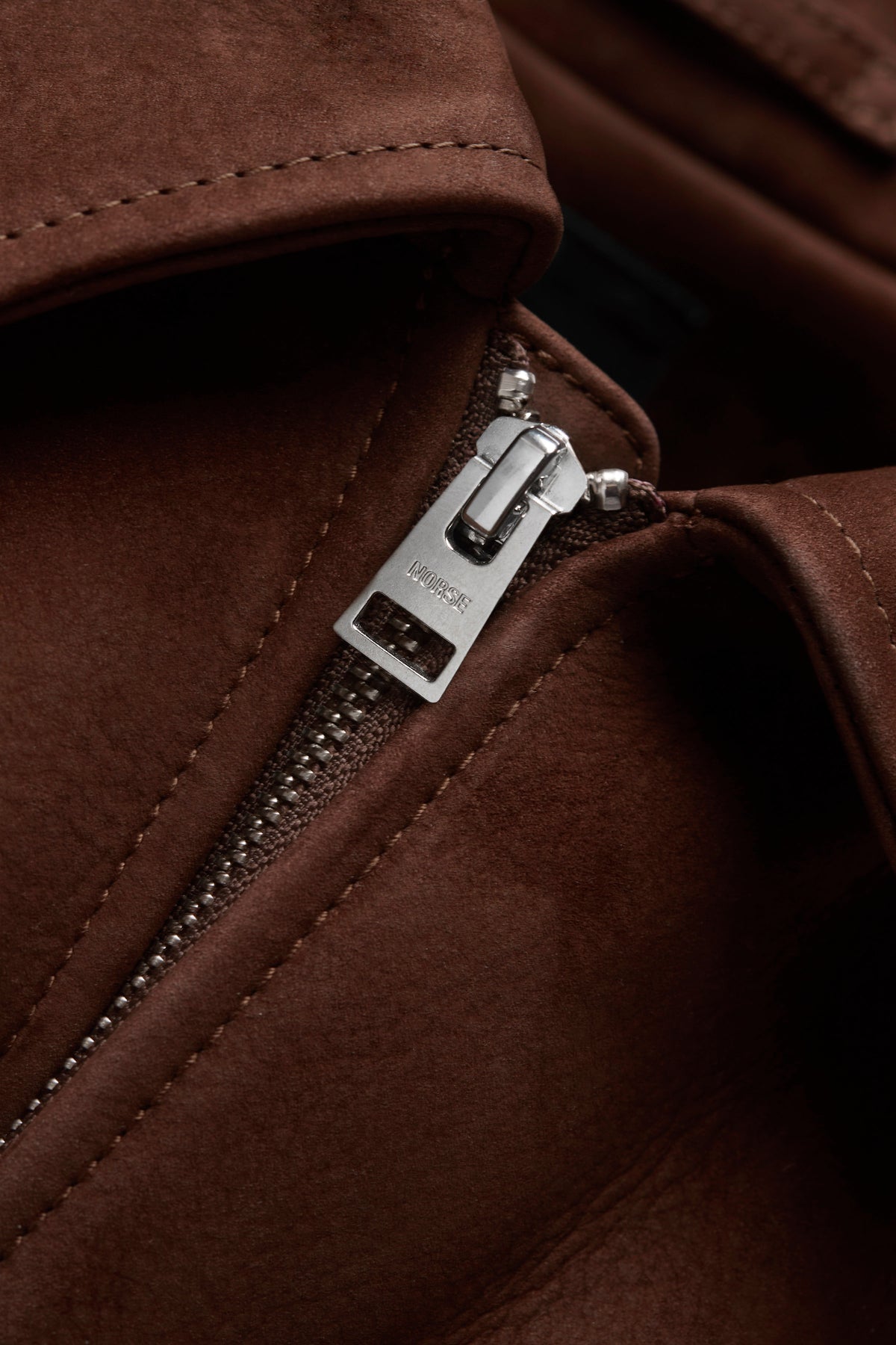 Stensholt Suede Leather Zip Jacket