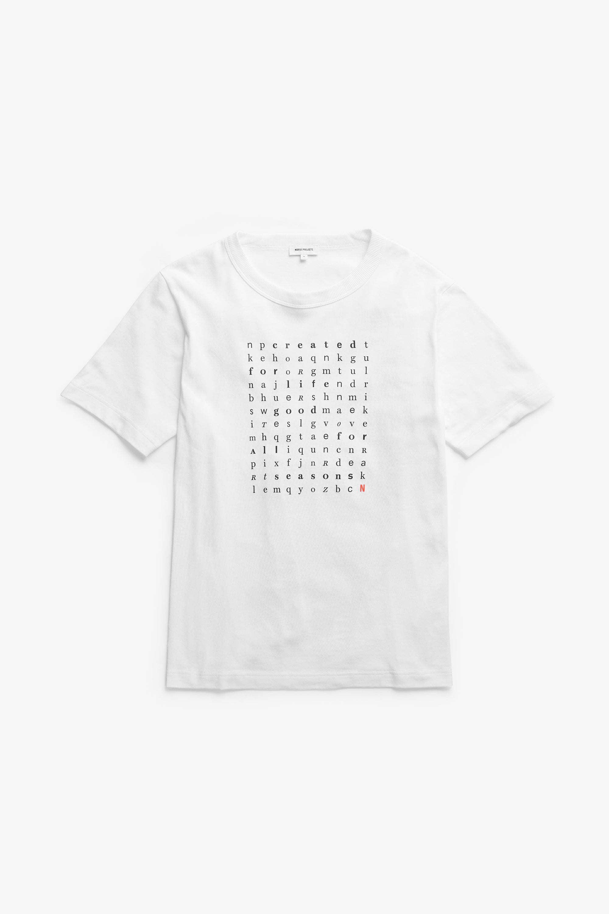 Elmelunde Organic Dry Cotton Crossword T-shirt