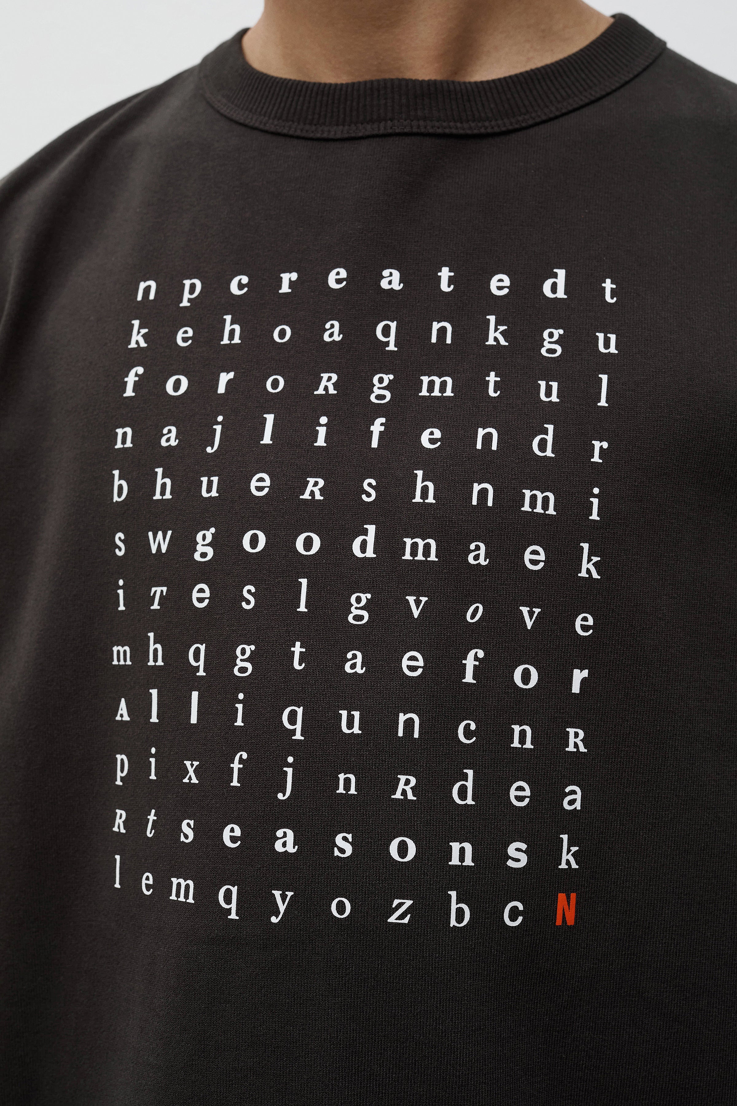 Elmelunde Organic Dry Cotton Crossword T-shirt