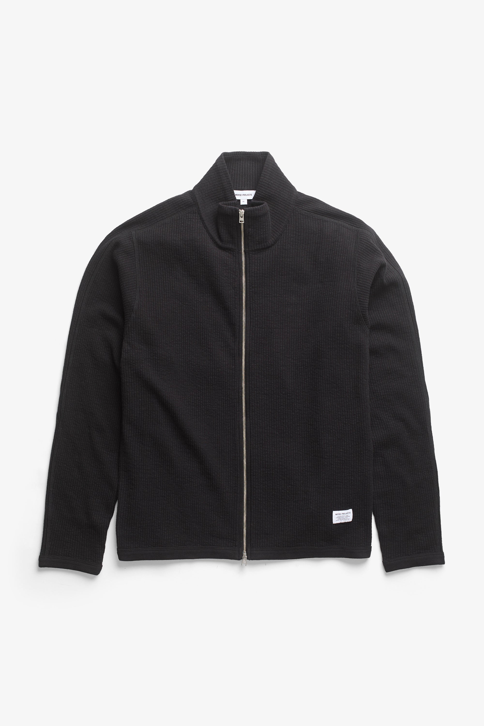 Teno Cotton Hemp Military Rib Zip Cardigan