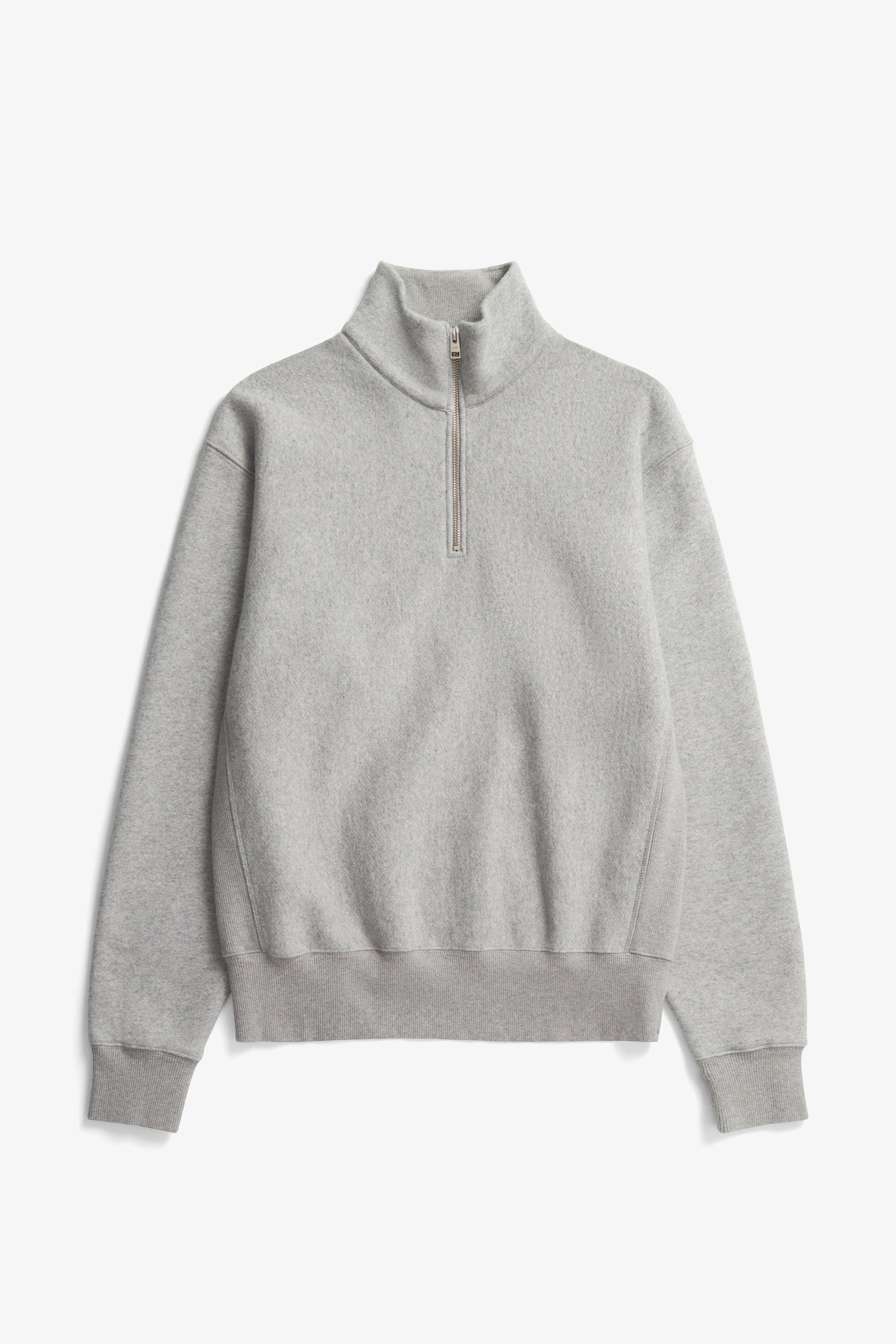 Flossli Relaxed Cotton Wool Half Zip Sweatshirt