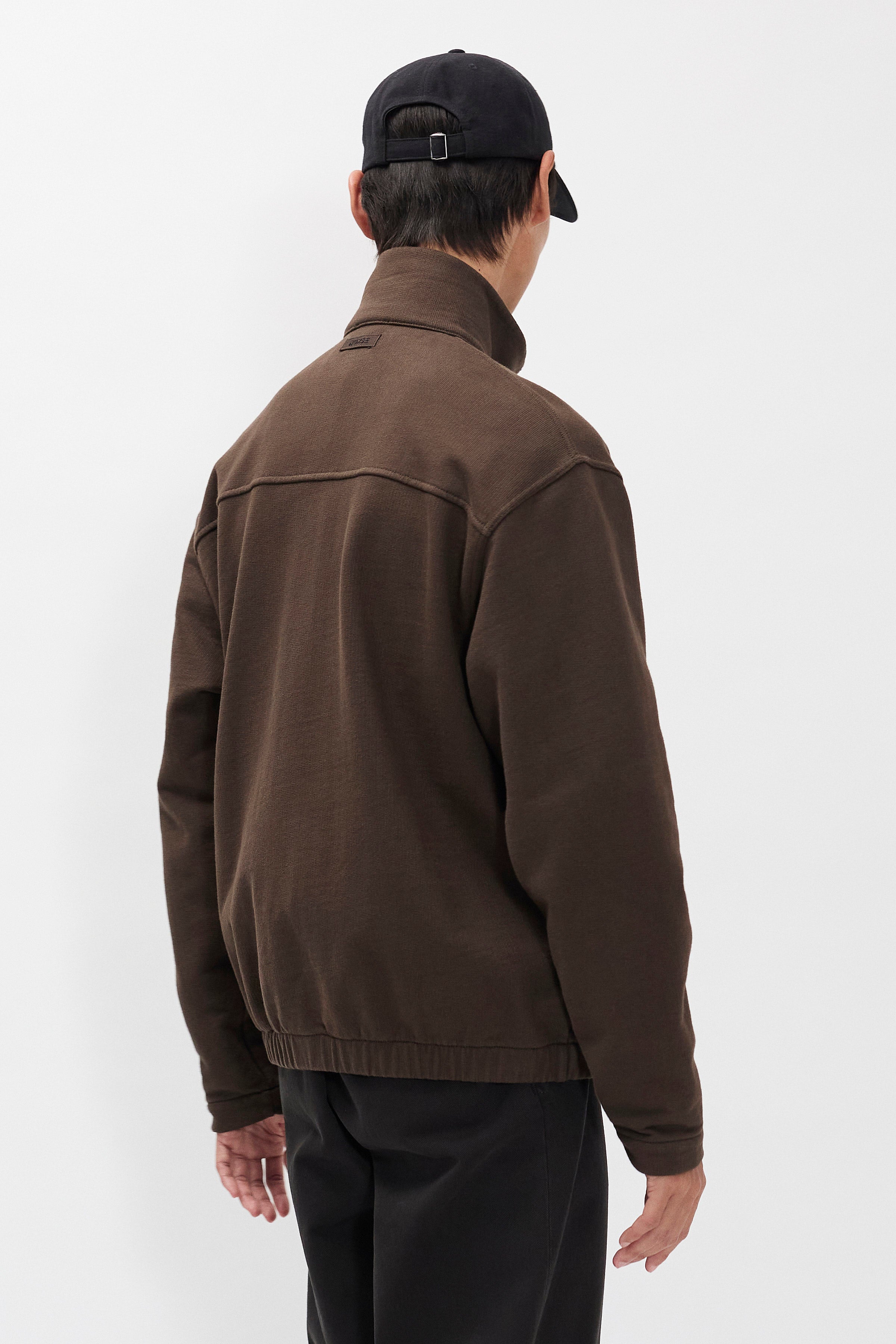 Hornidal Relaxed Organic Loopback Track Jacket