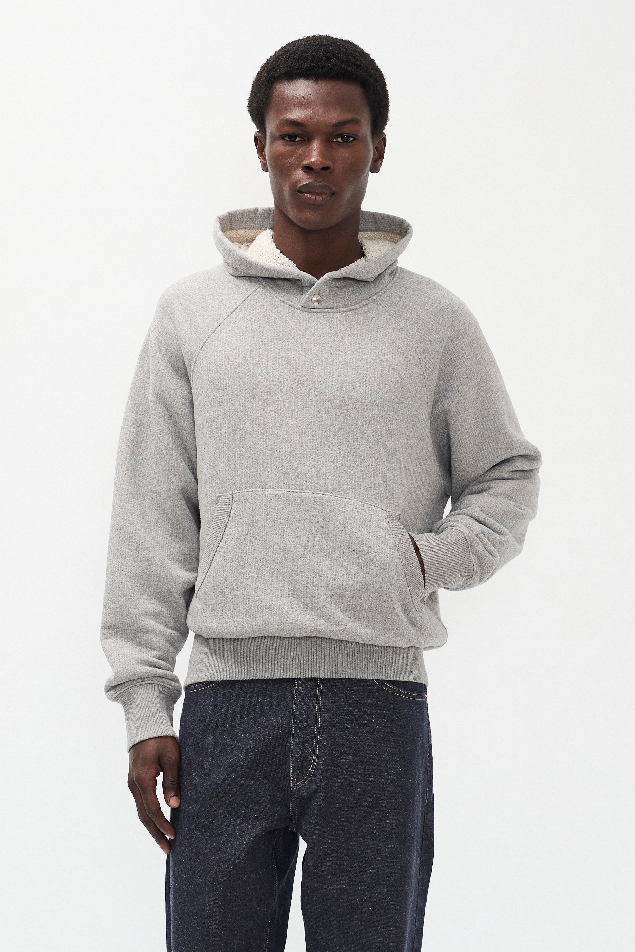 Kerid Relaxed Pile Loopback Hoodie
