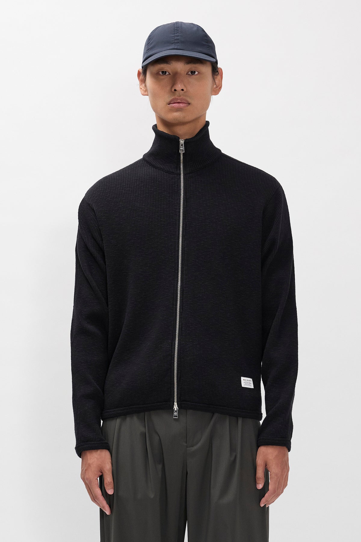 Teno Military Rib Zip Cardigan