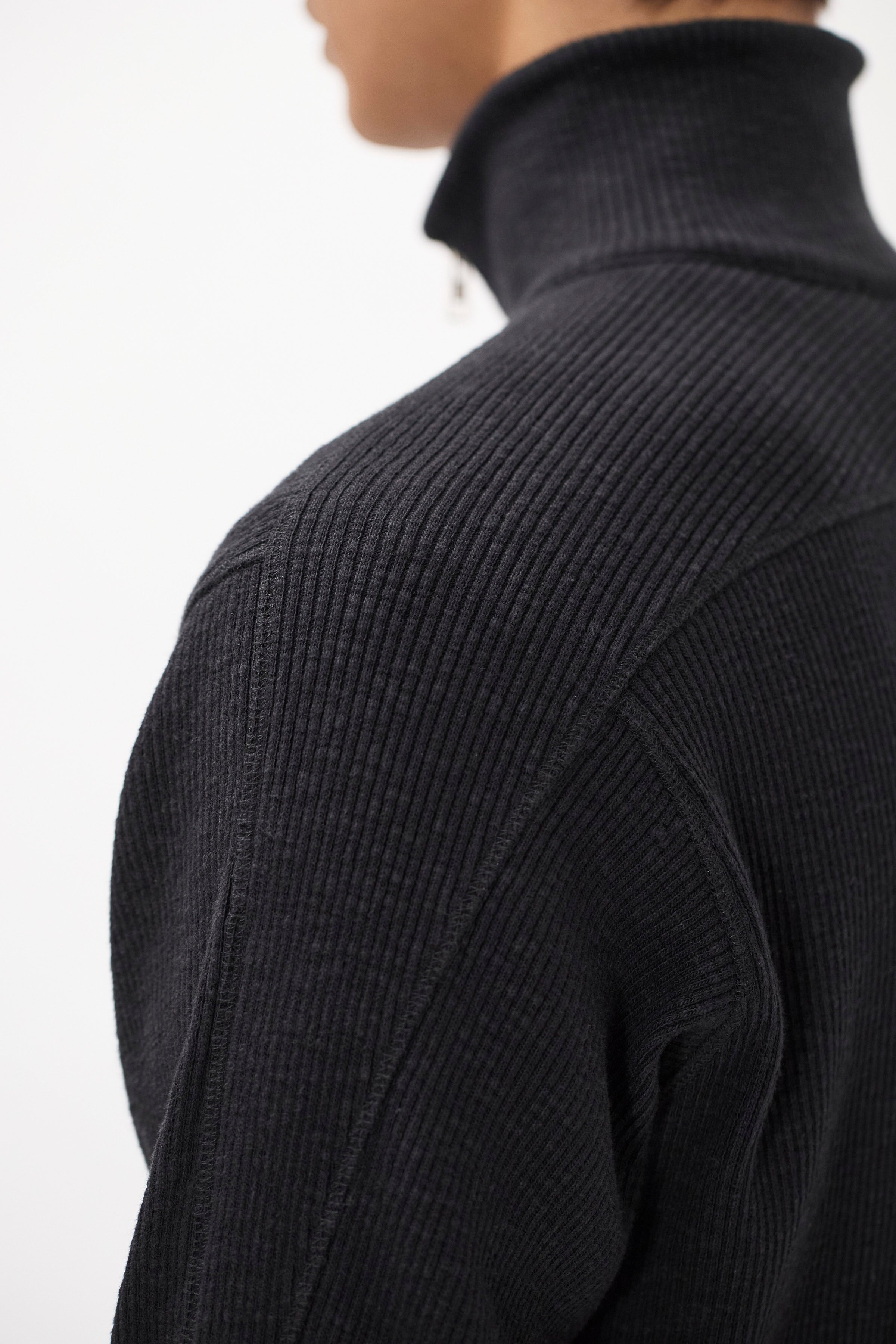 Teno Military Rib Zip Cardigan