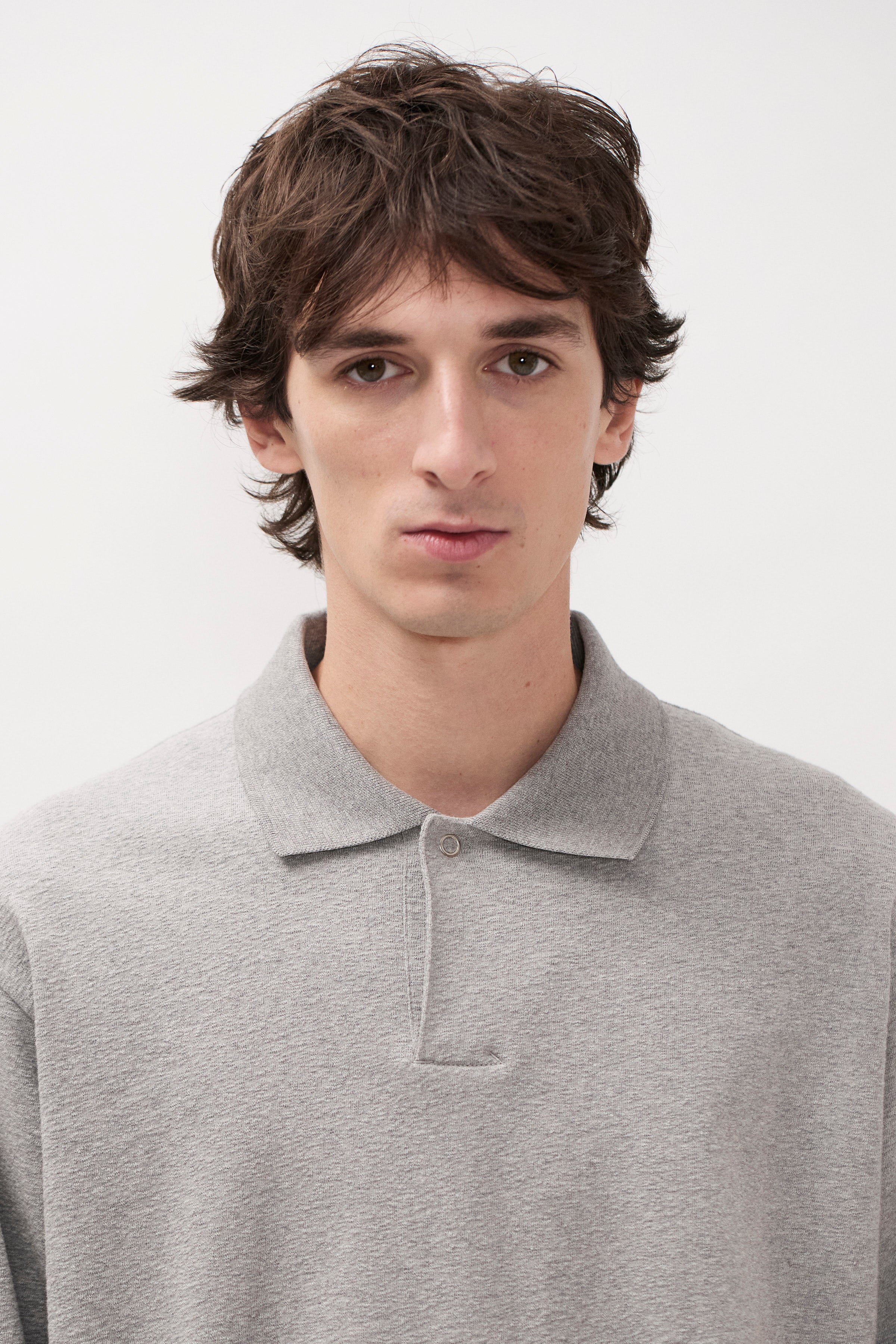 Sylane Relaxed Light Pile Jersey Polo