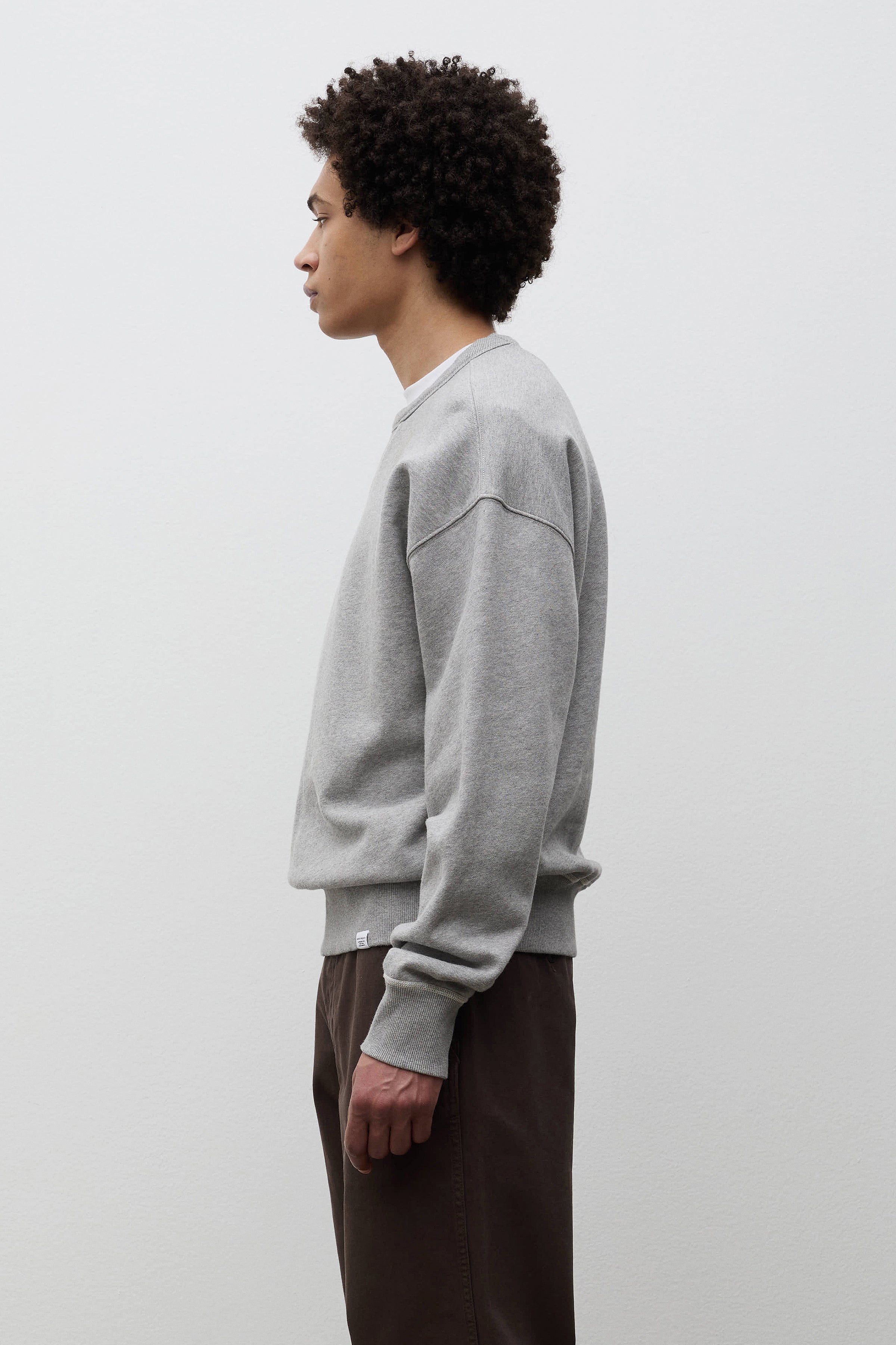 Gilja Brushed Diagonal Cotton Fleece Sweatshirt