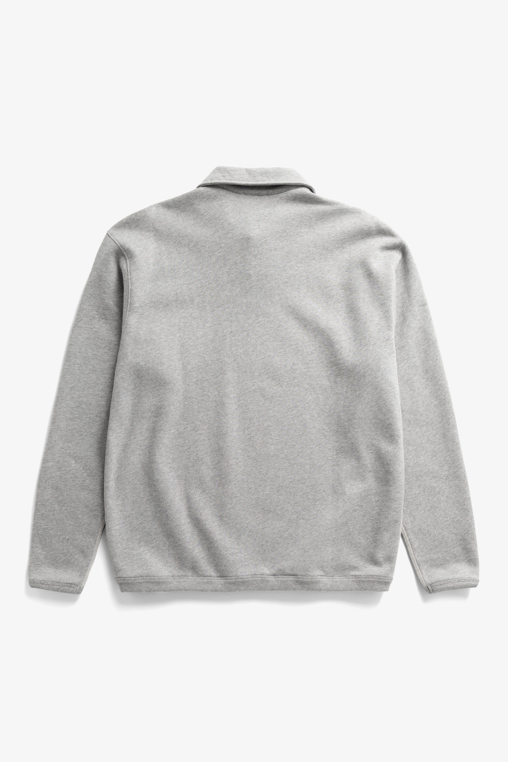 Hjartdal Brushed Diagonal Cotton Fleece Polo