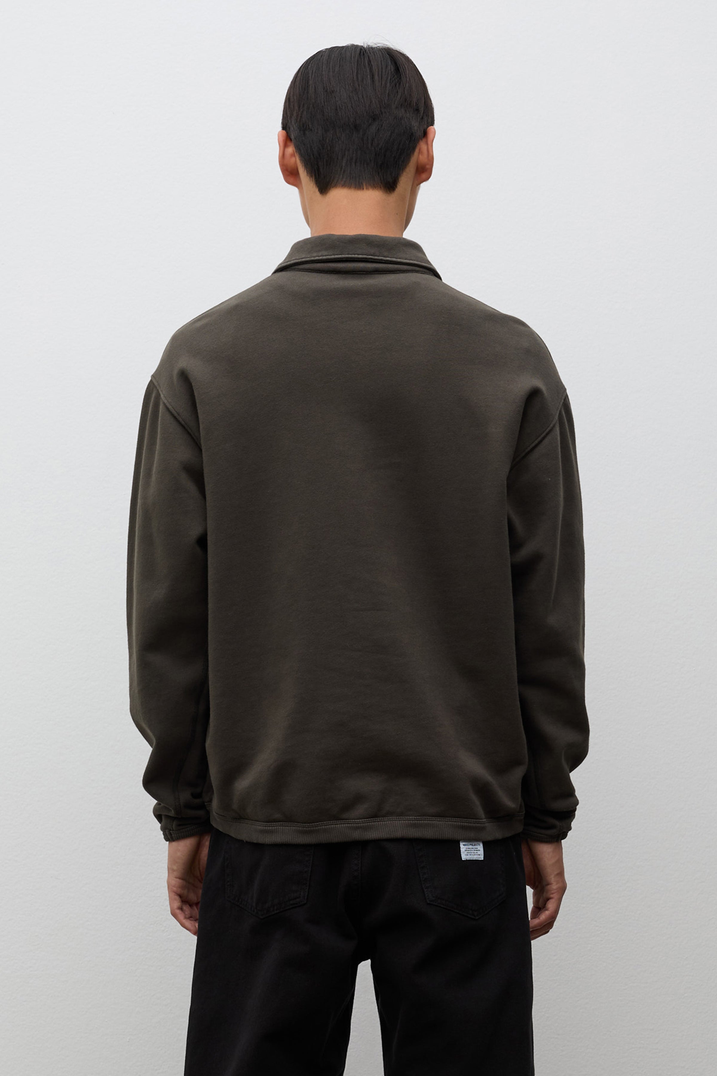 Hjartdal Brushed Diagonal Cotton Fleece Polo