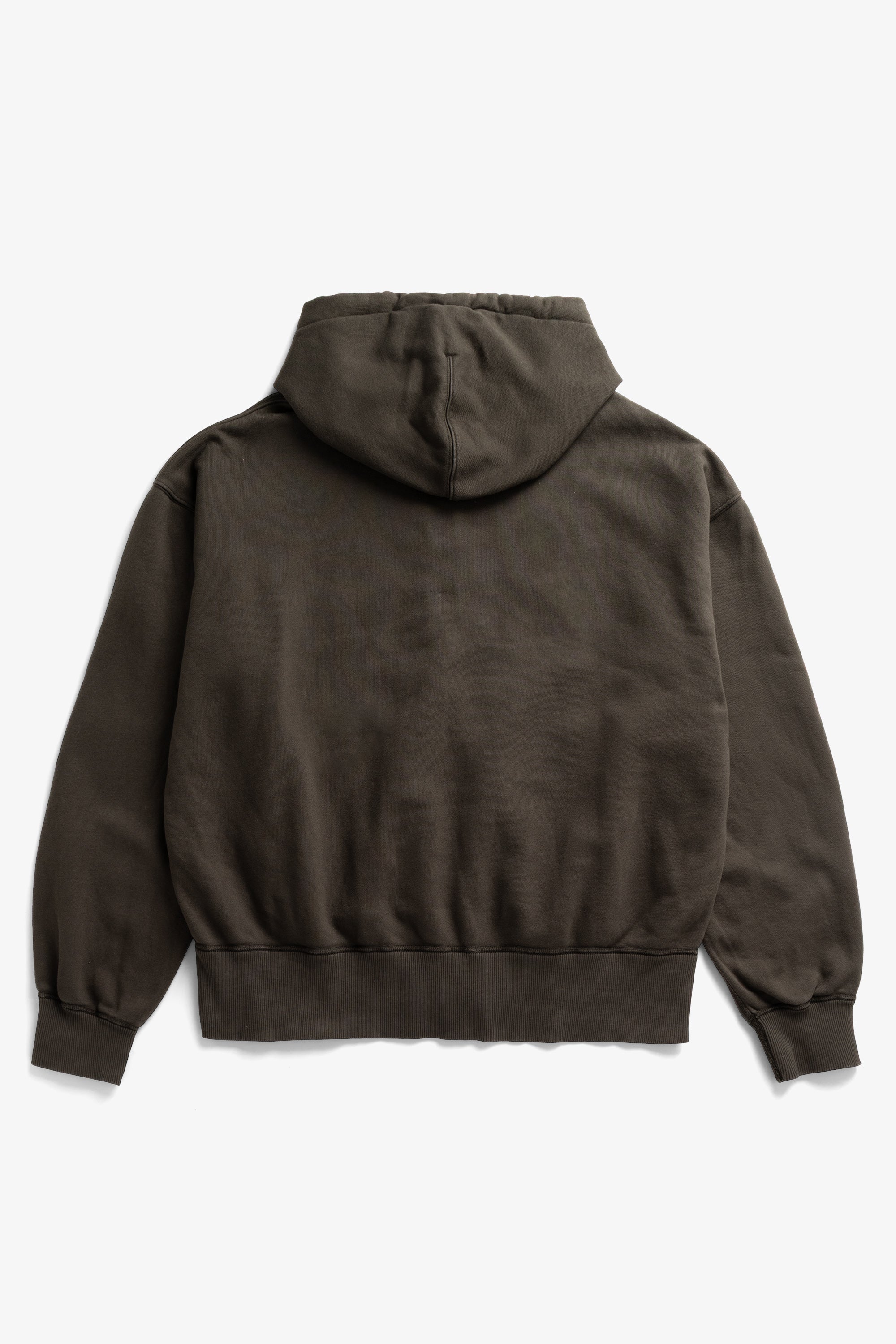 Keldur Brushed Diagonal Cotton Fleece Zip Hoodie