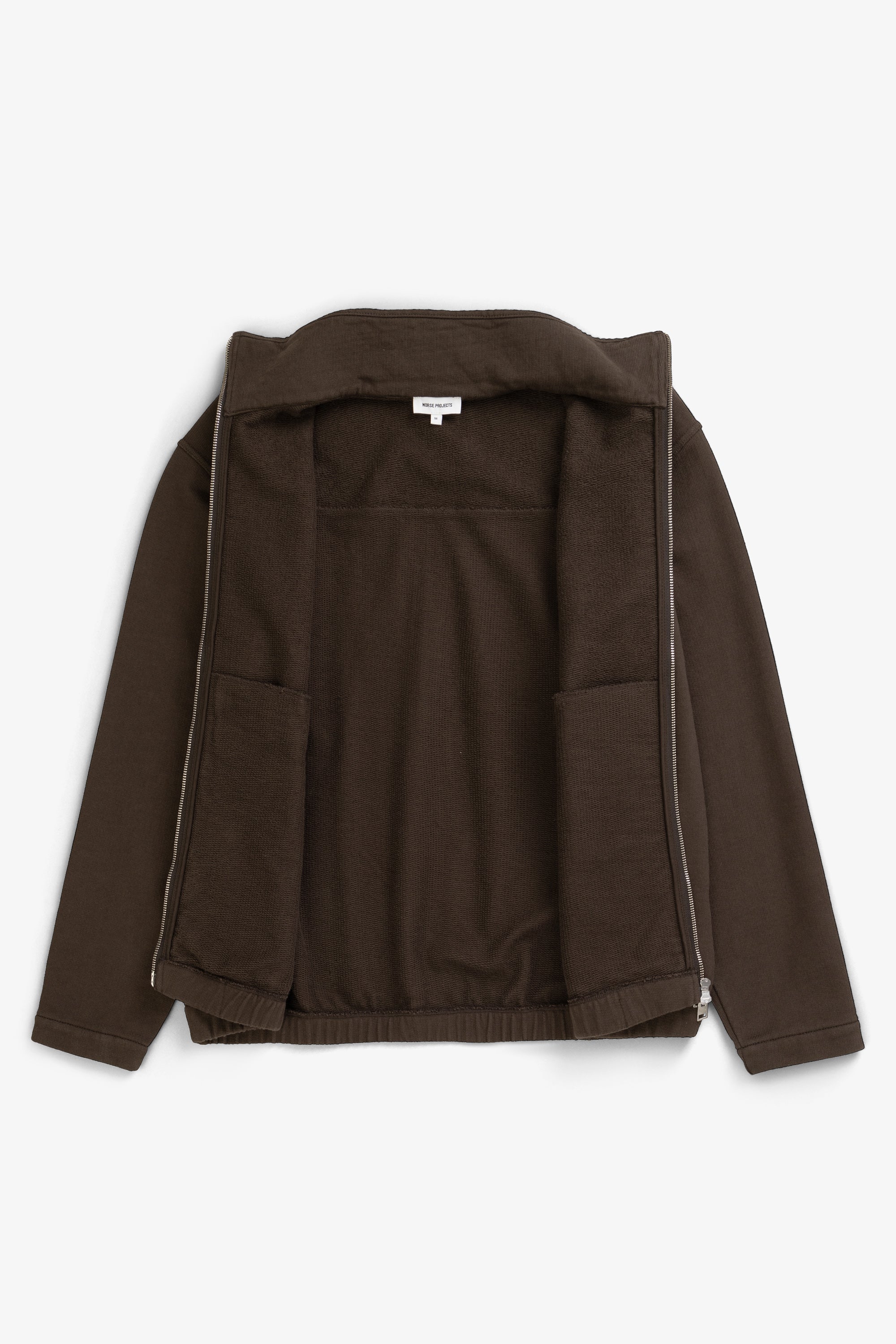 Hornidal Relaxed Organic Loopback Track Jacket