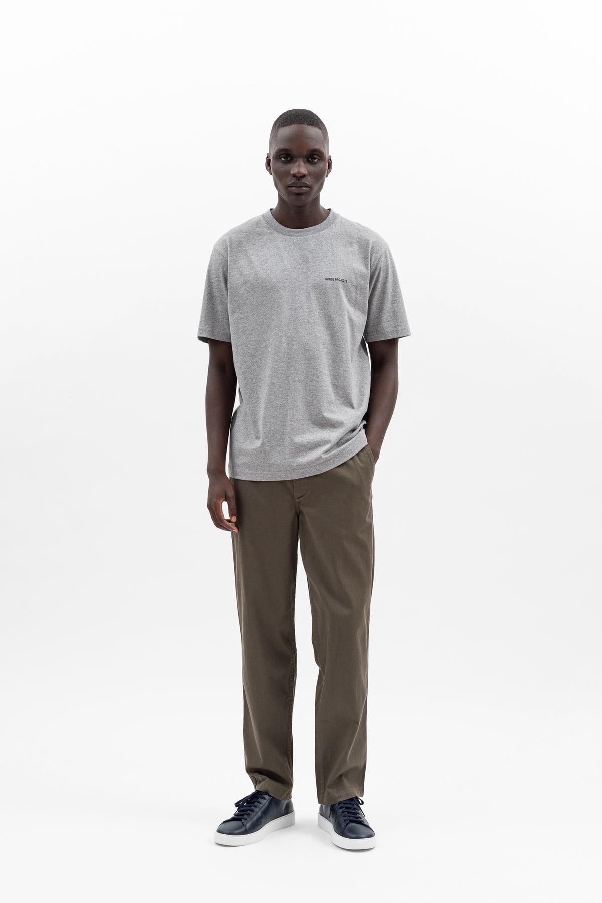 Ezra Relaxed Organic Stretch Twill Trouser