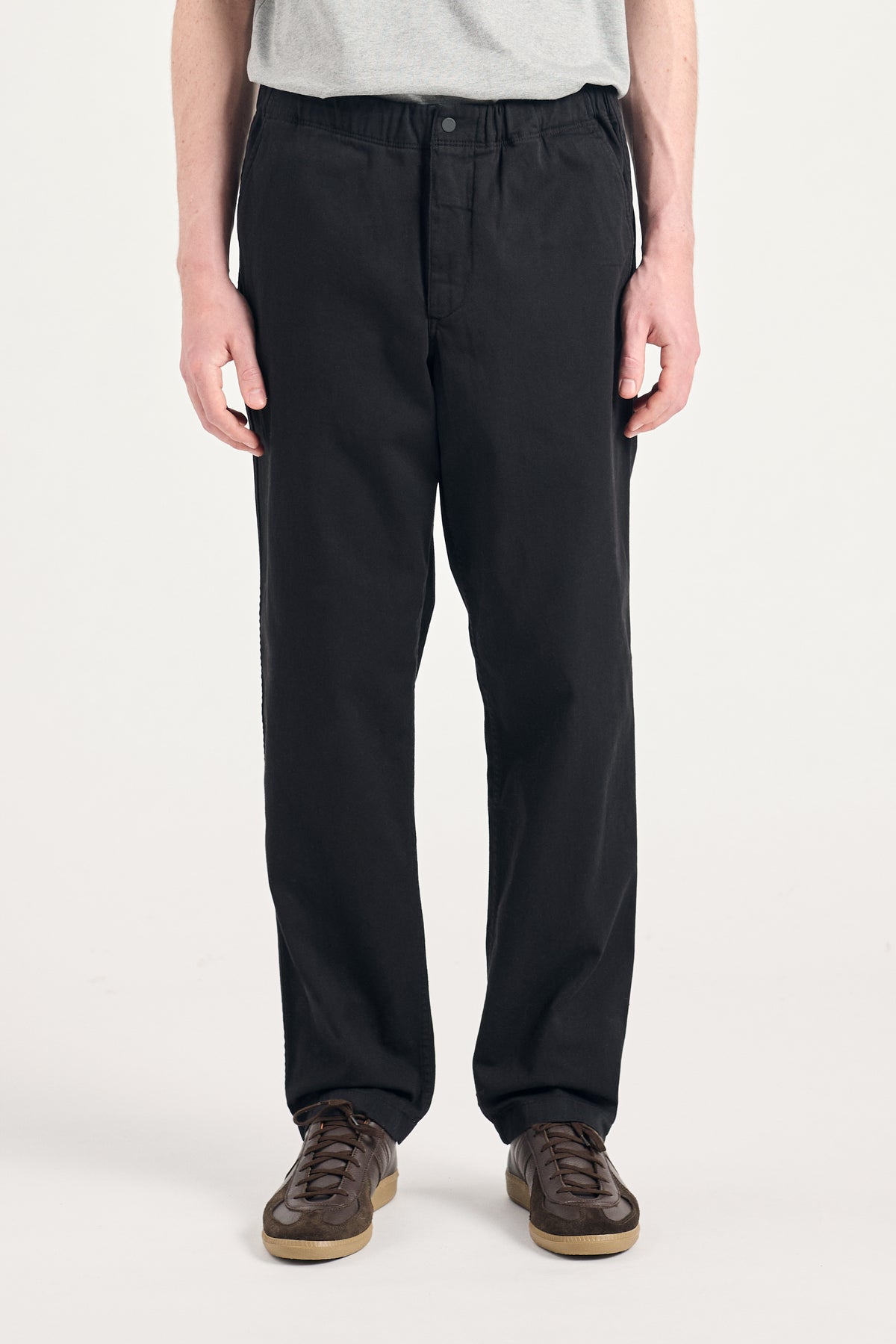 Ezra Relaxed Organic Stretch Twill Trouser