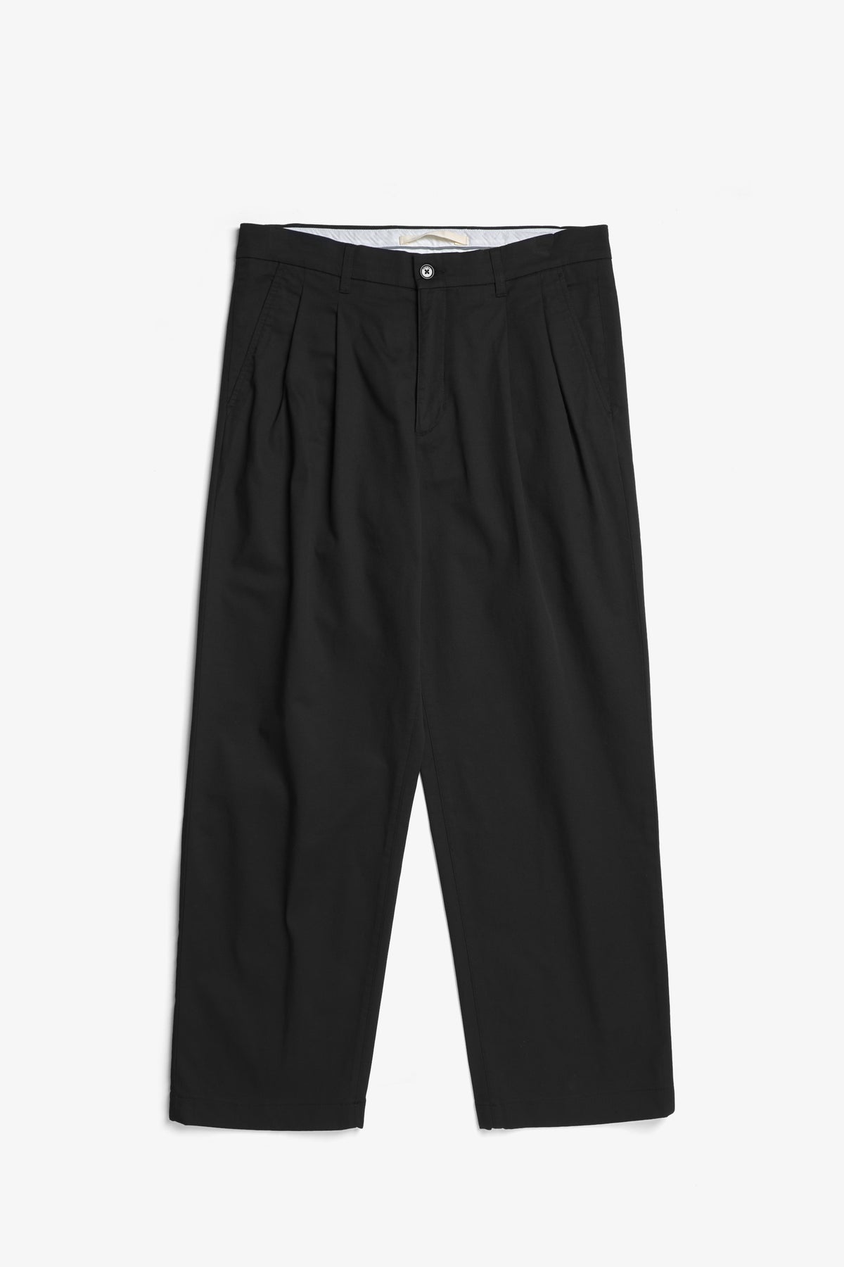 Benn Relaxed Twill Pleated Trouser