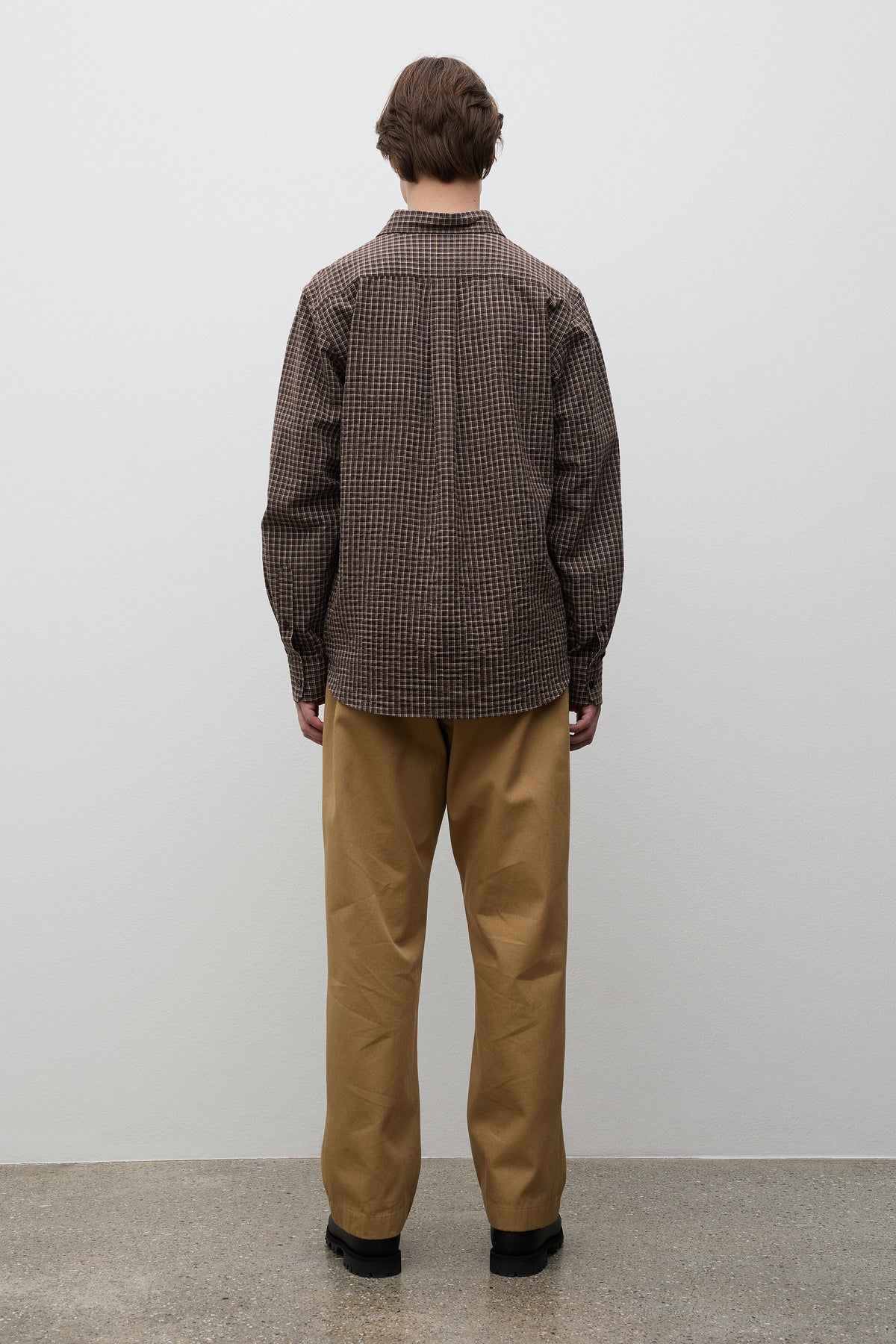 Volda Pleated Cotton Twill Trouser