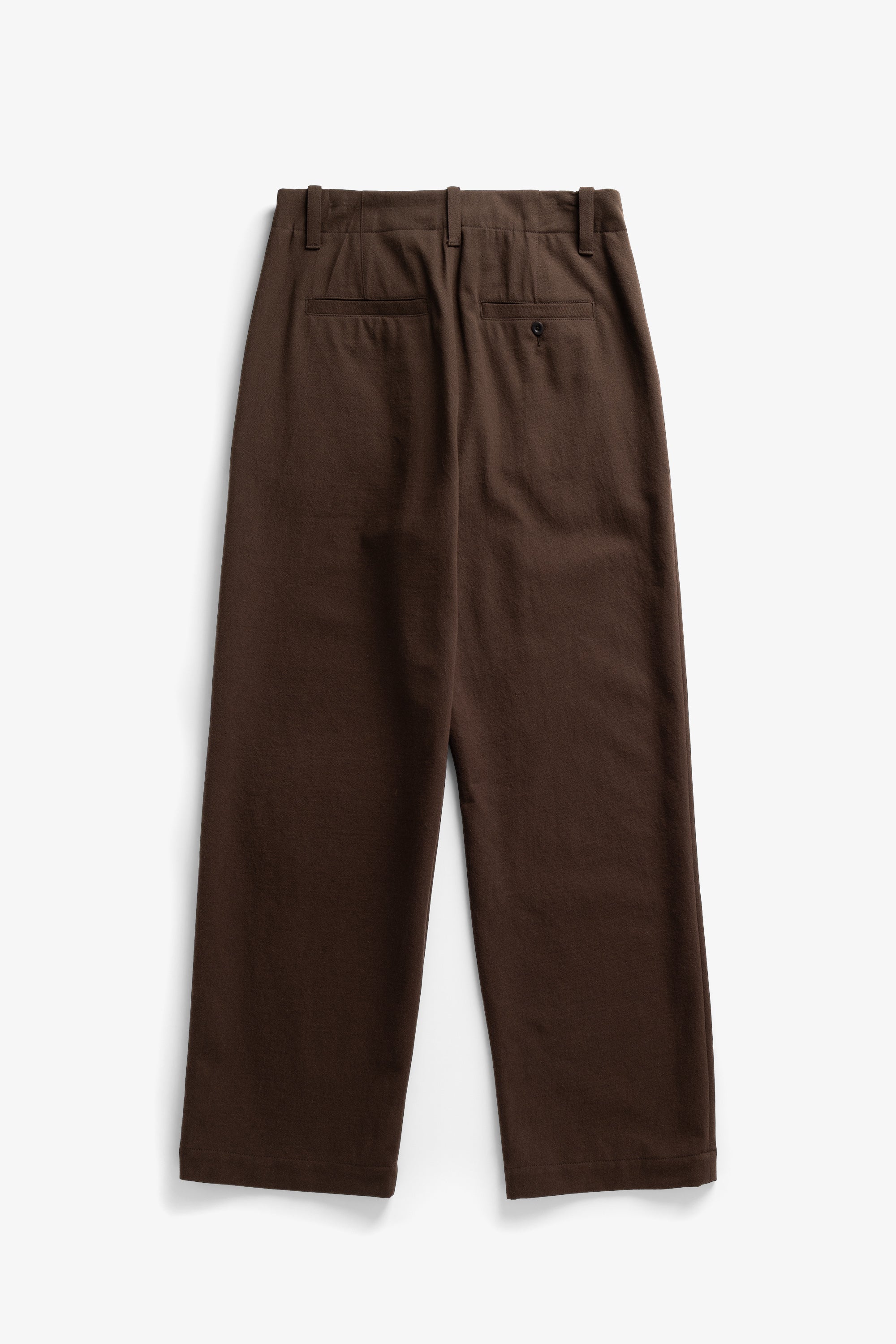 Hengifoss High Waist Cotton Wool Twill Trouser