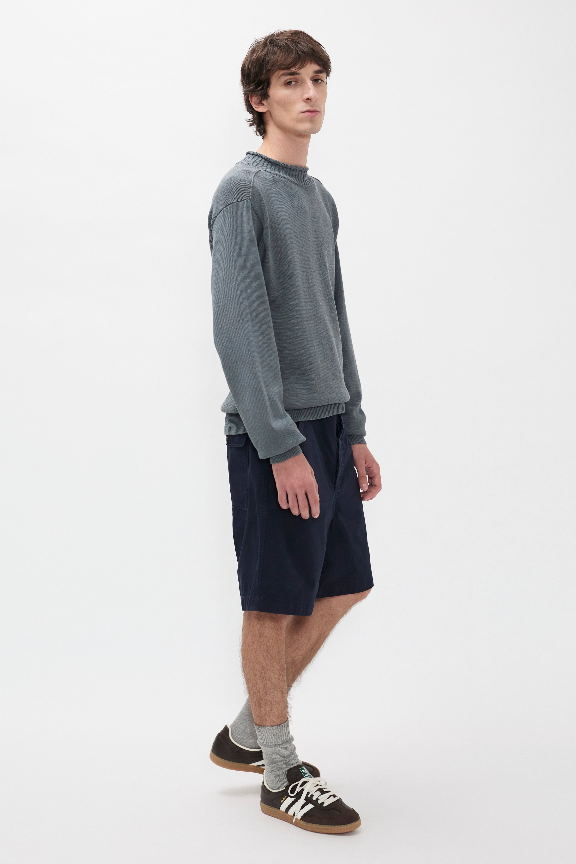 Kvitfjell Relaxed Cotton Twill Short