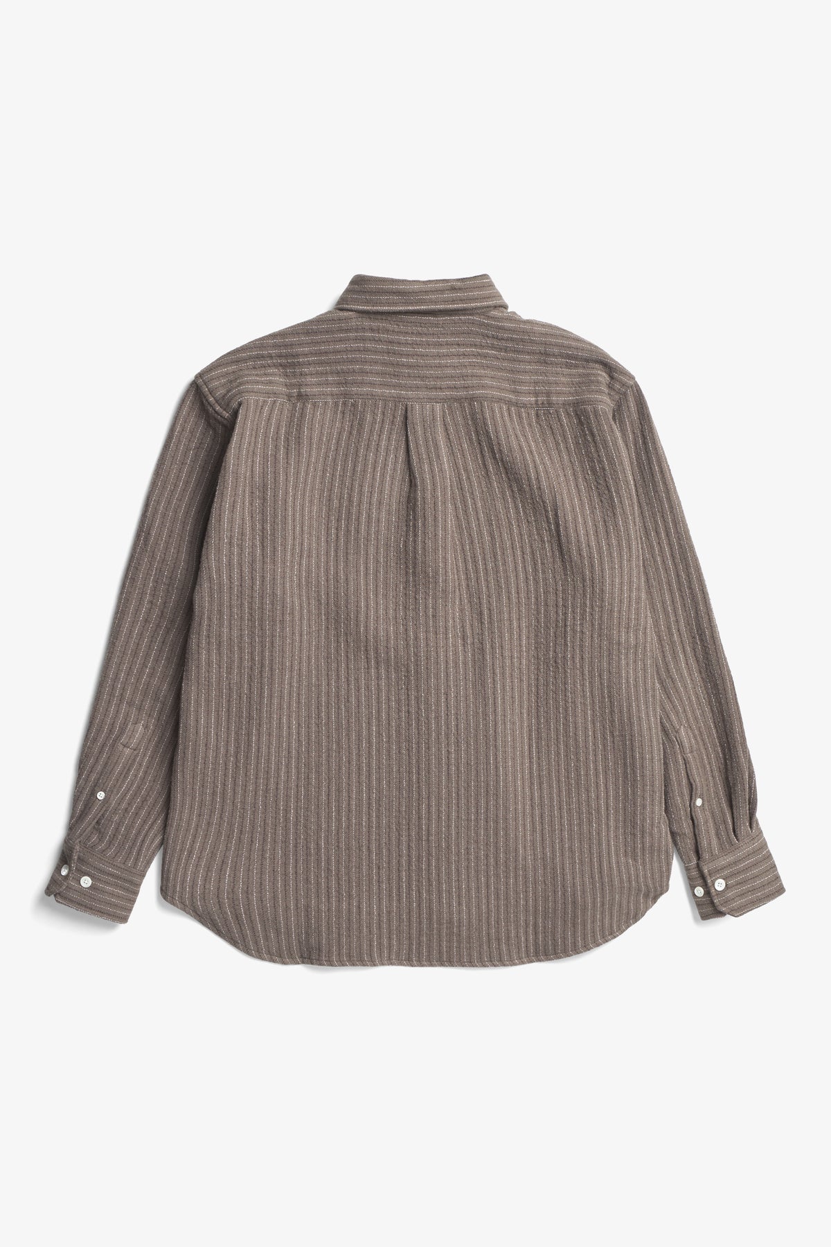 Ole Oversized Wool Stripe Shirt