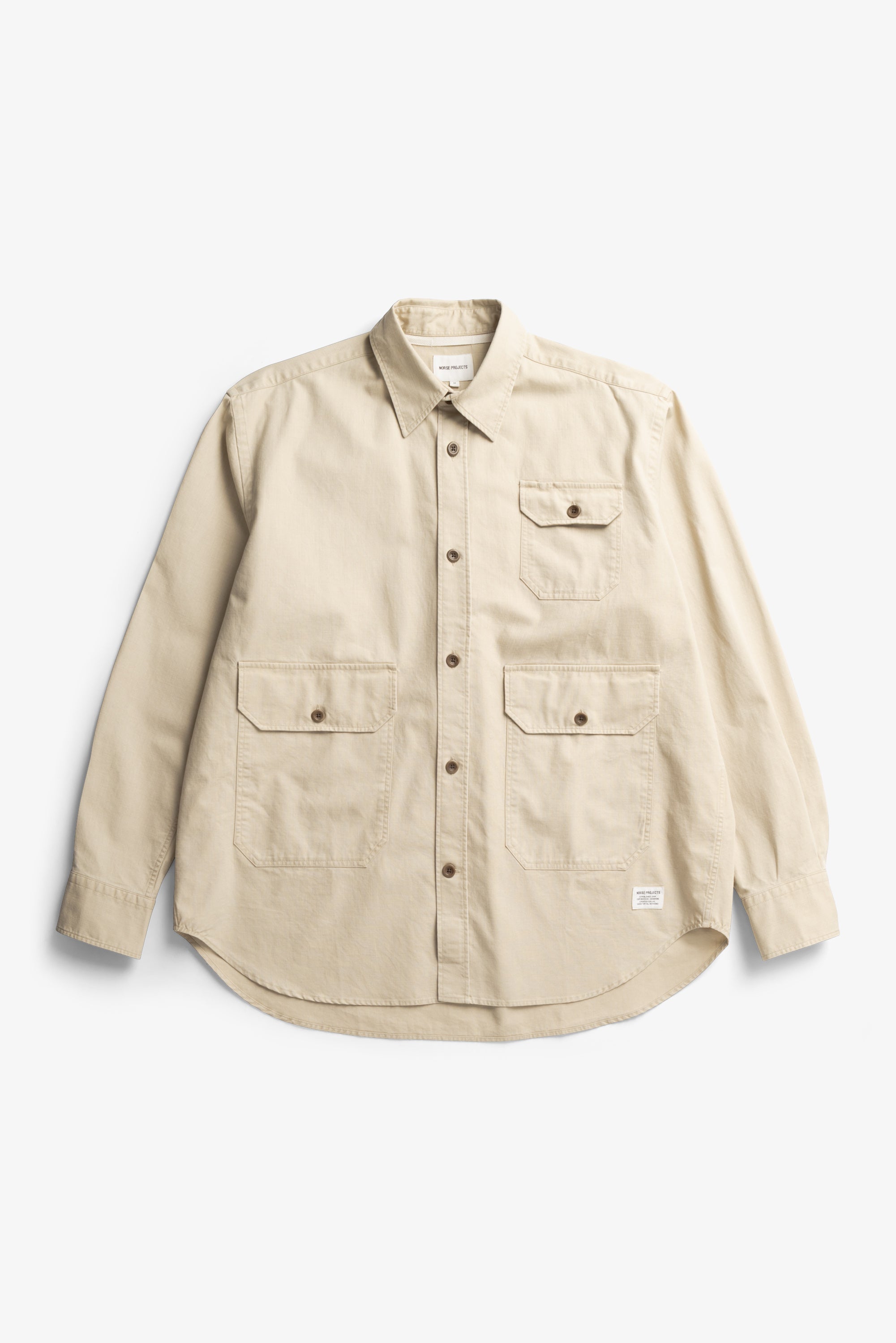 Espevik Faded Pigment Dyed Oversize Utility Shirt