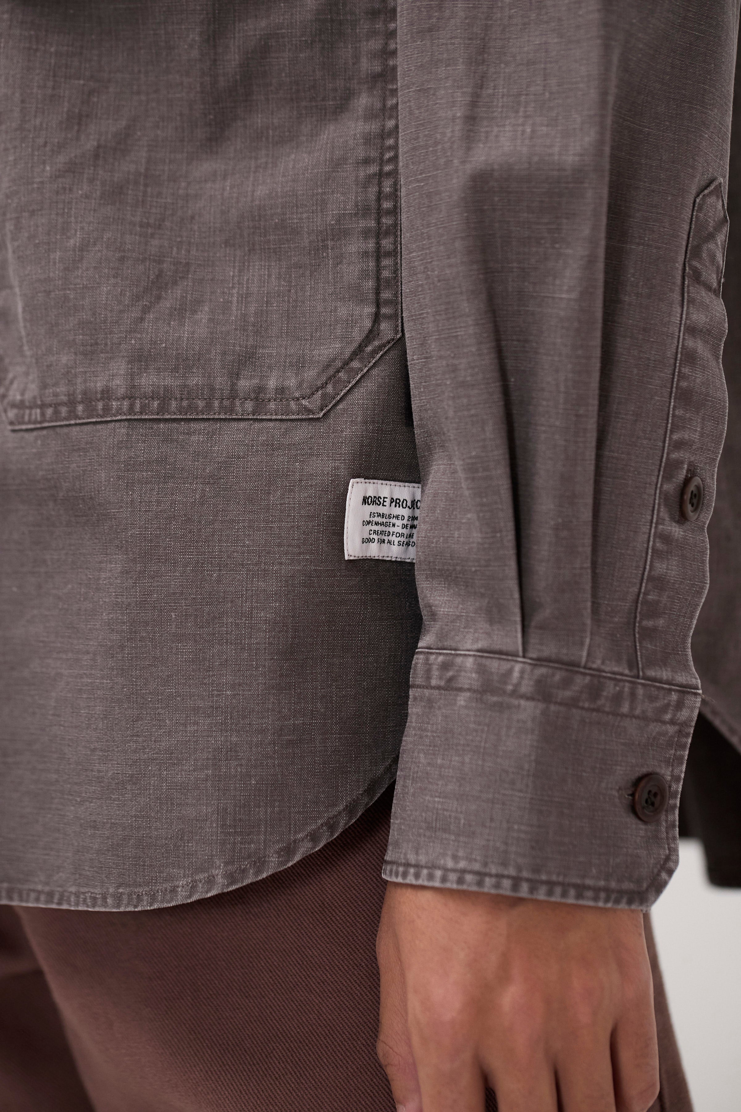 Espevik Faded Pigment Dyed Oversize Utility Shirt