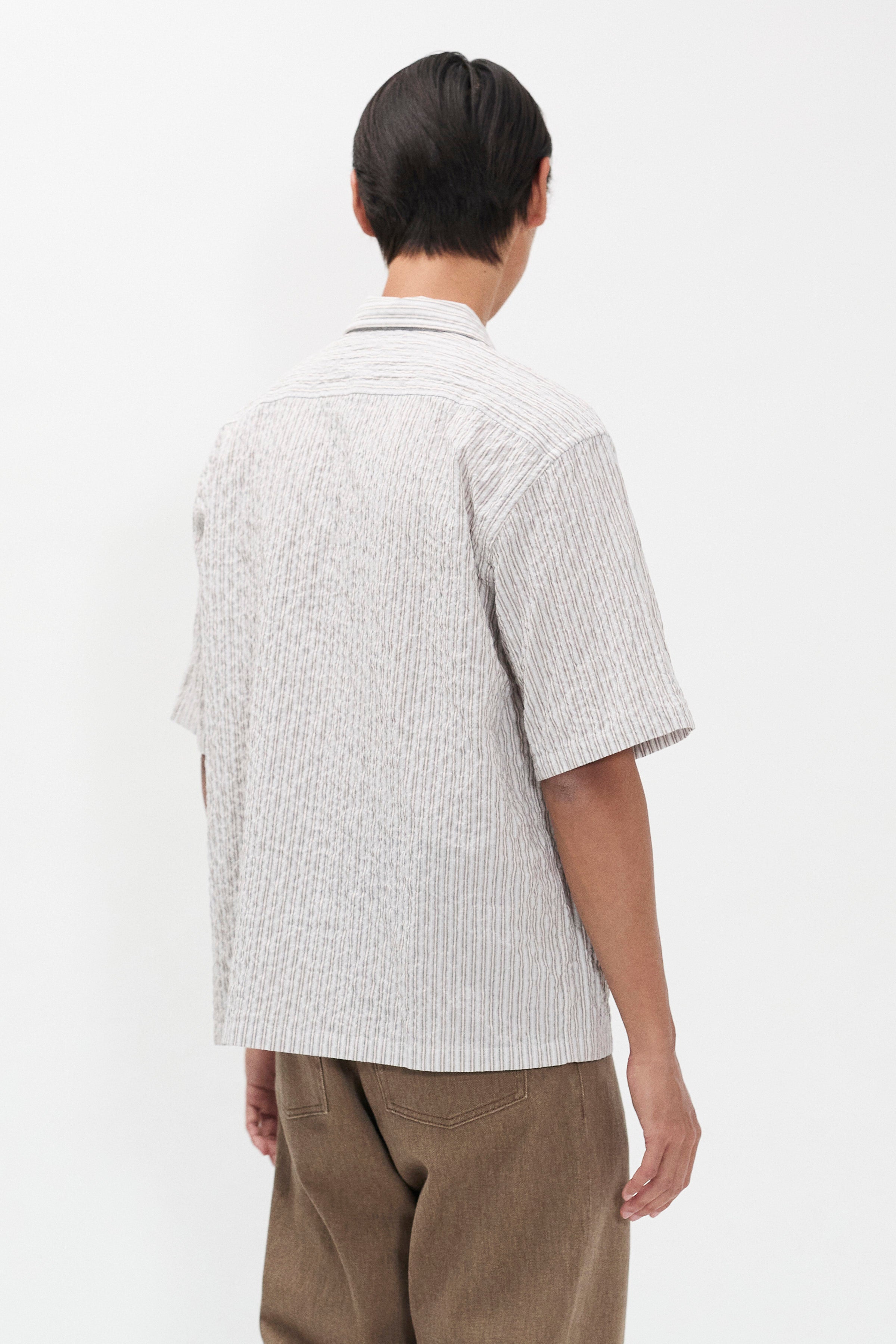 Mols Striped SS Camp Shirt