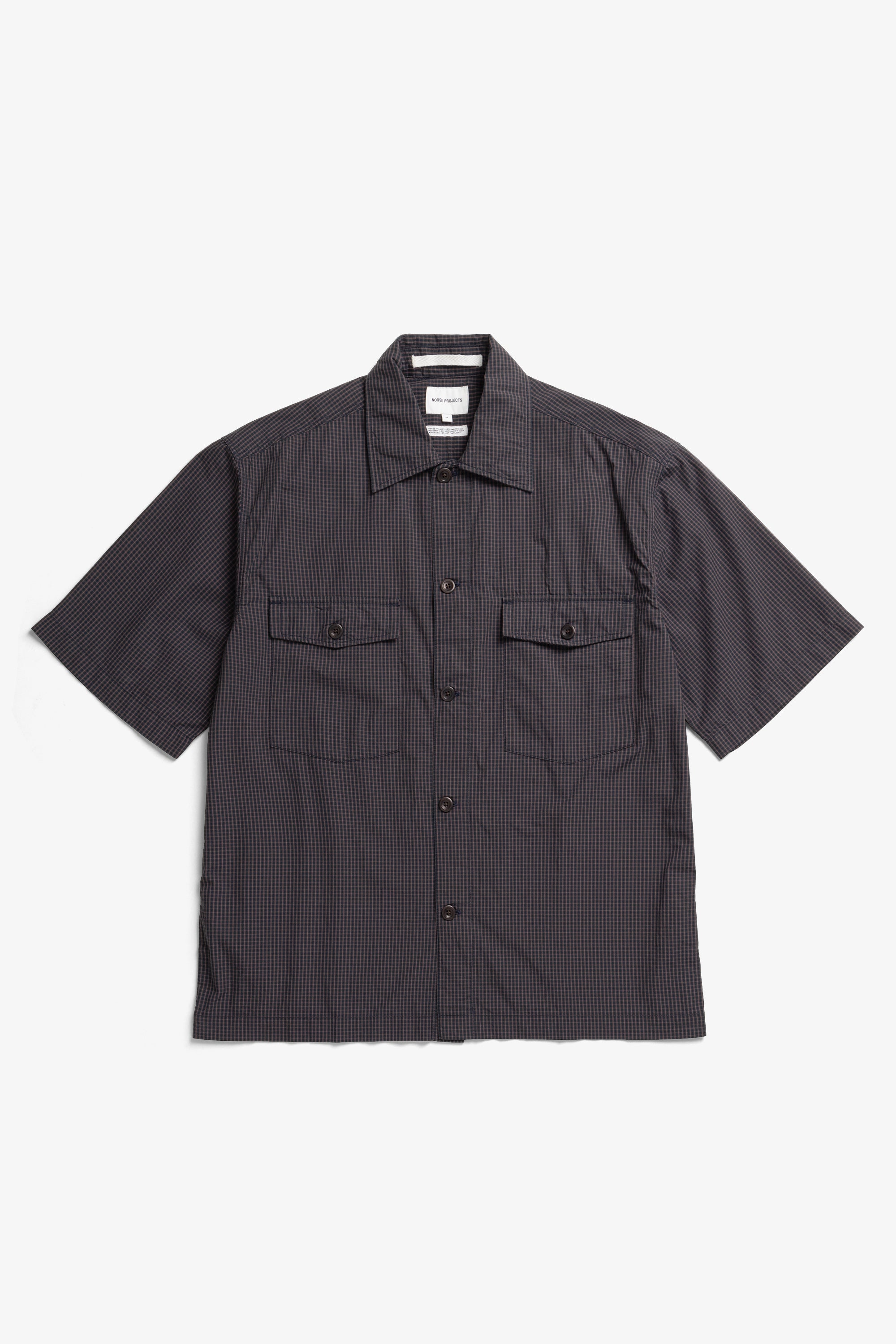 Vestervig Checked SS Safari Shirt