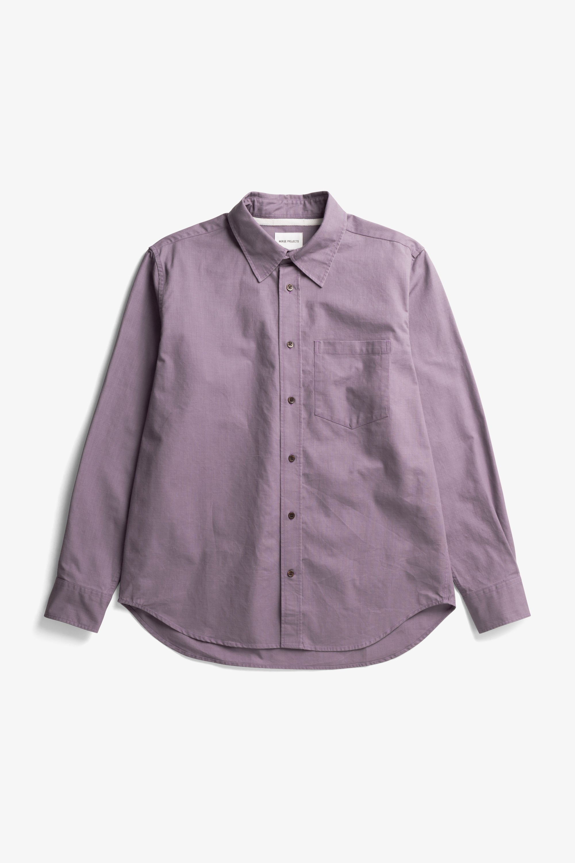 Kongshoved Cotton Faded Pigment Dyed Relaxed Shirt