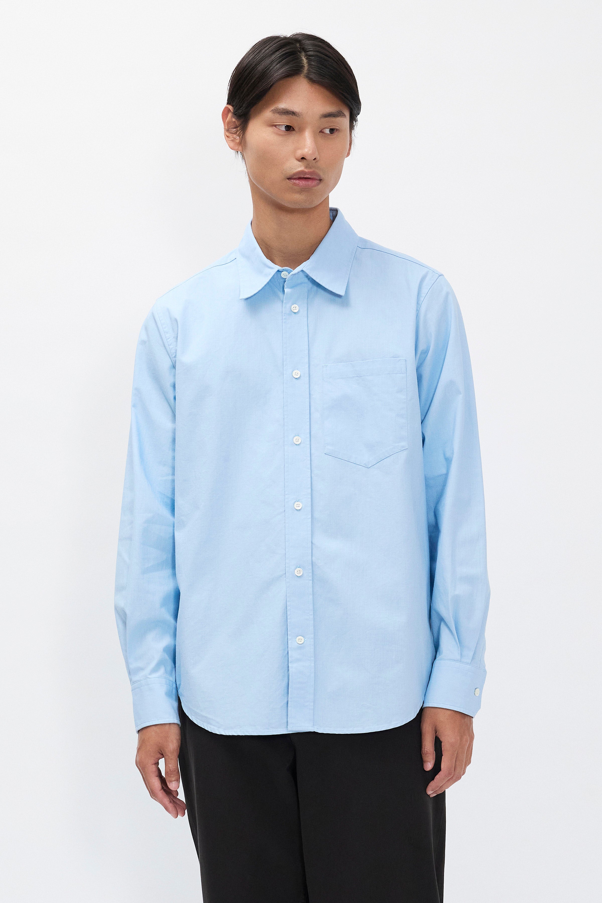 Kongshoved Cotton Faded Pigment Dyed Relaxed Shirt