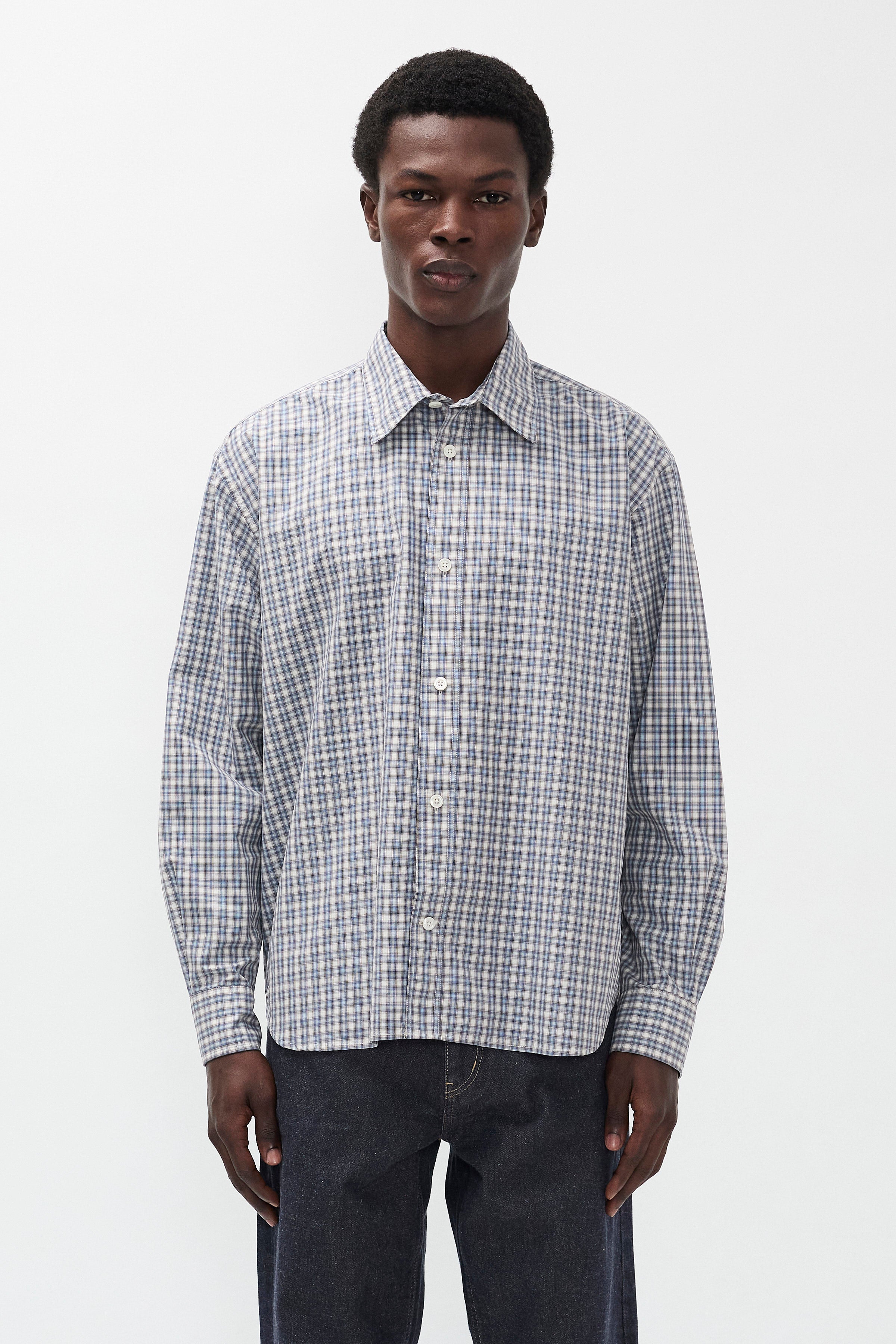 Falster Fine Check Oversize Shirt