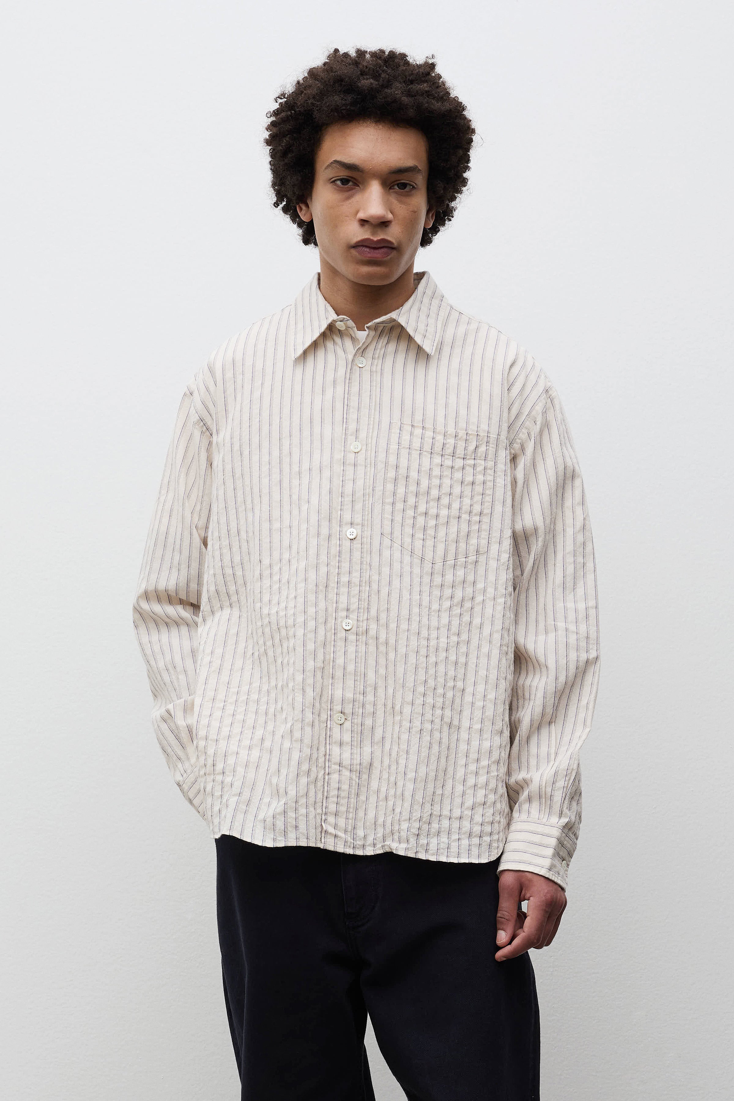 Falster Stripe Oversized Shirt