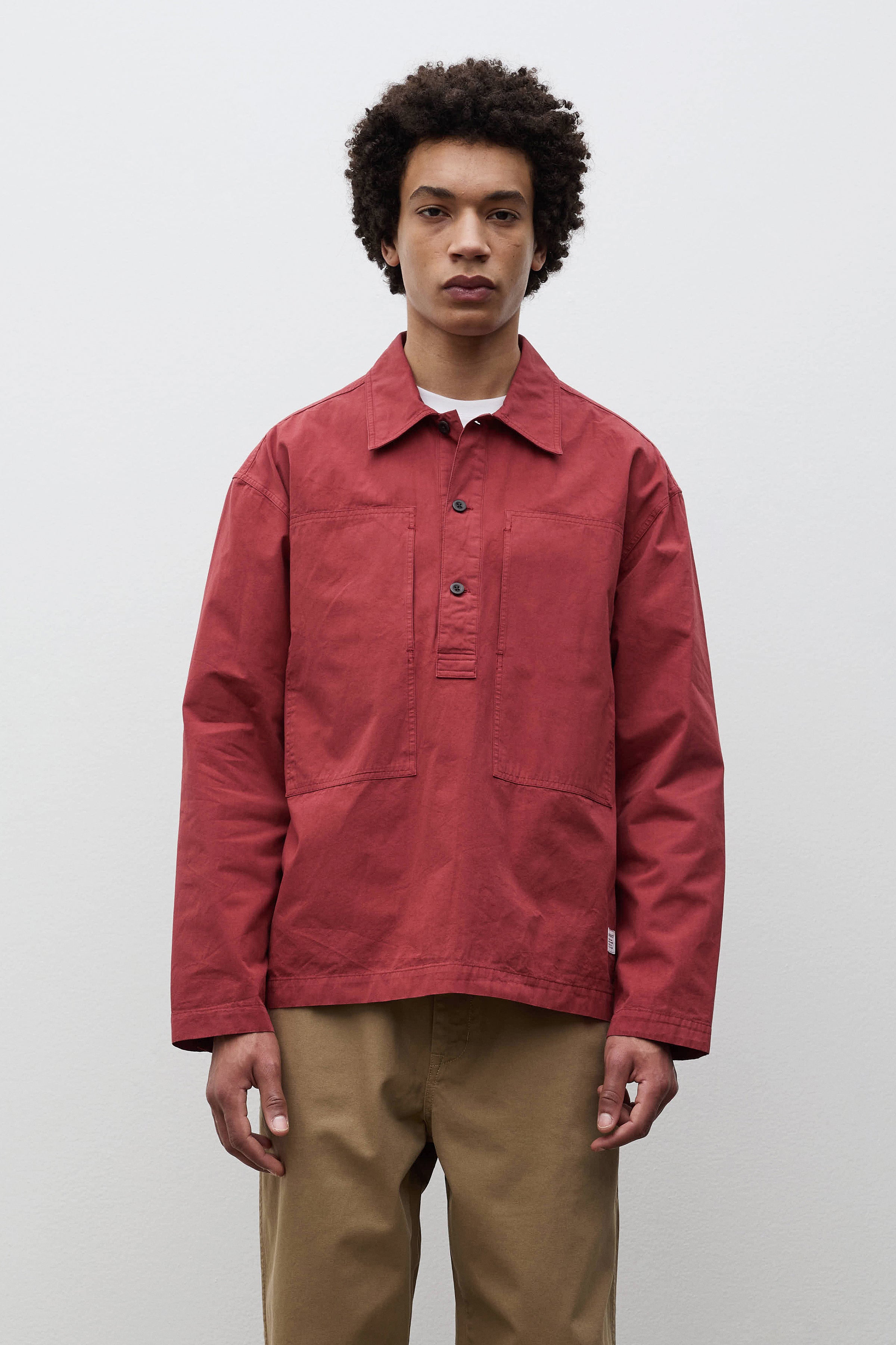Grenskogen Compact Cotton Pullover Shirt