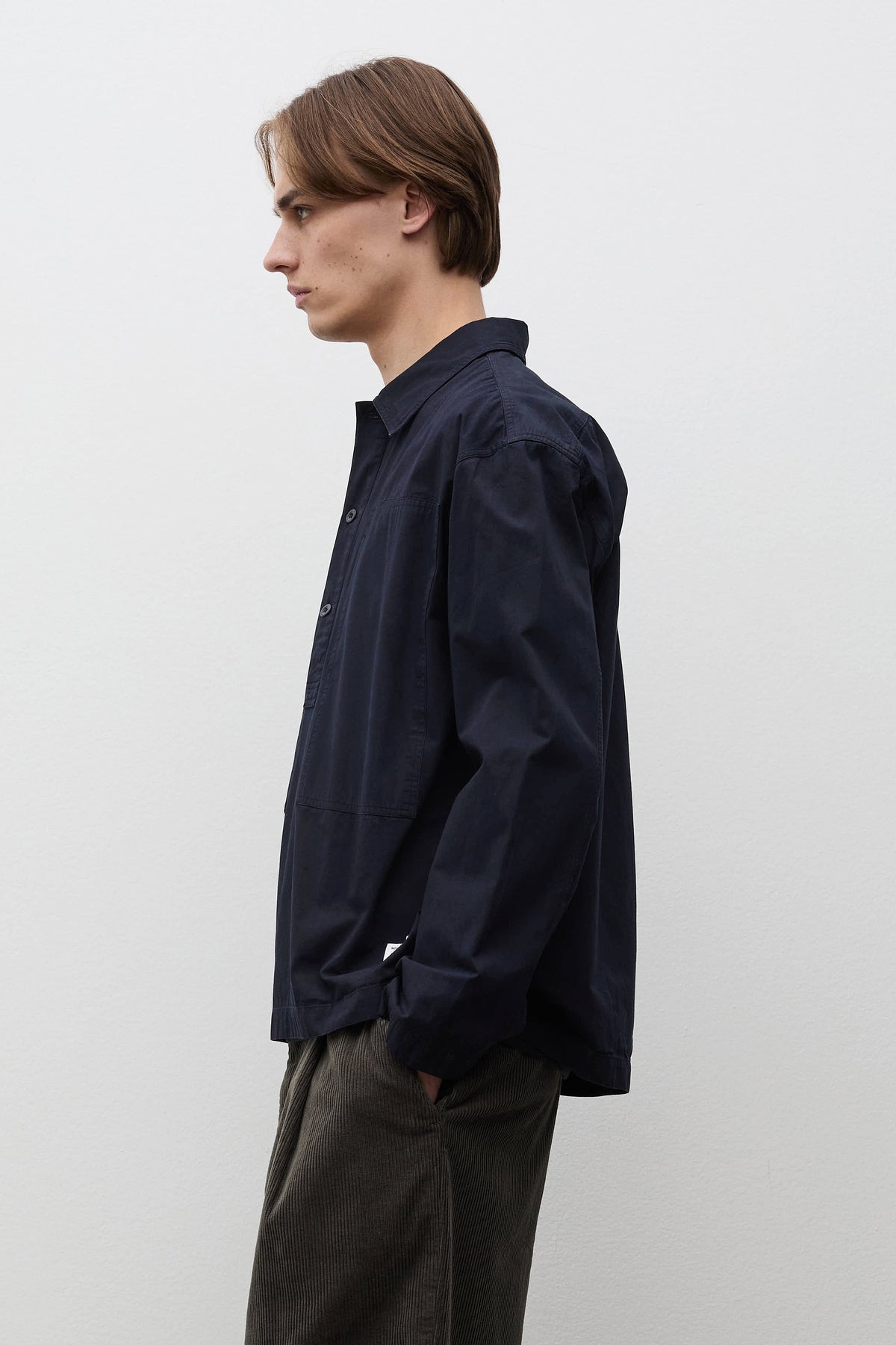 Grenskogen Compact Cotton Pullover Shirt