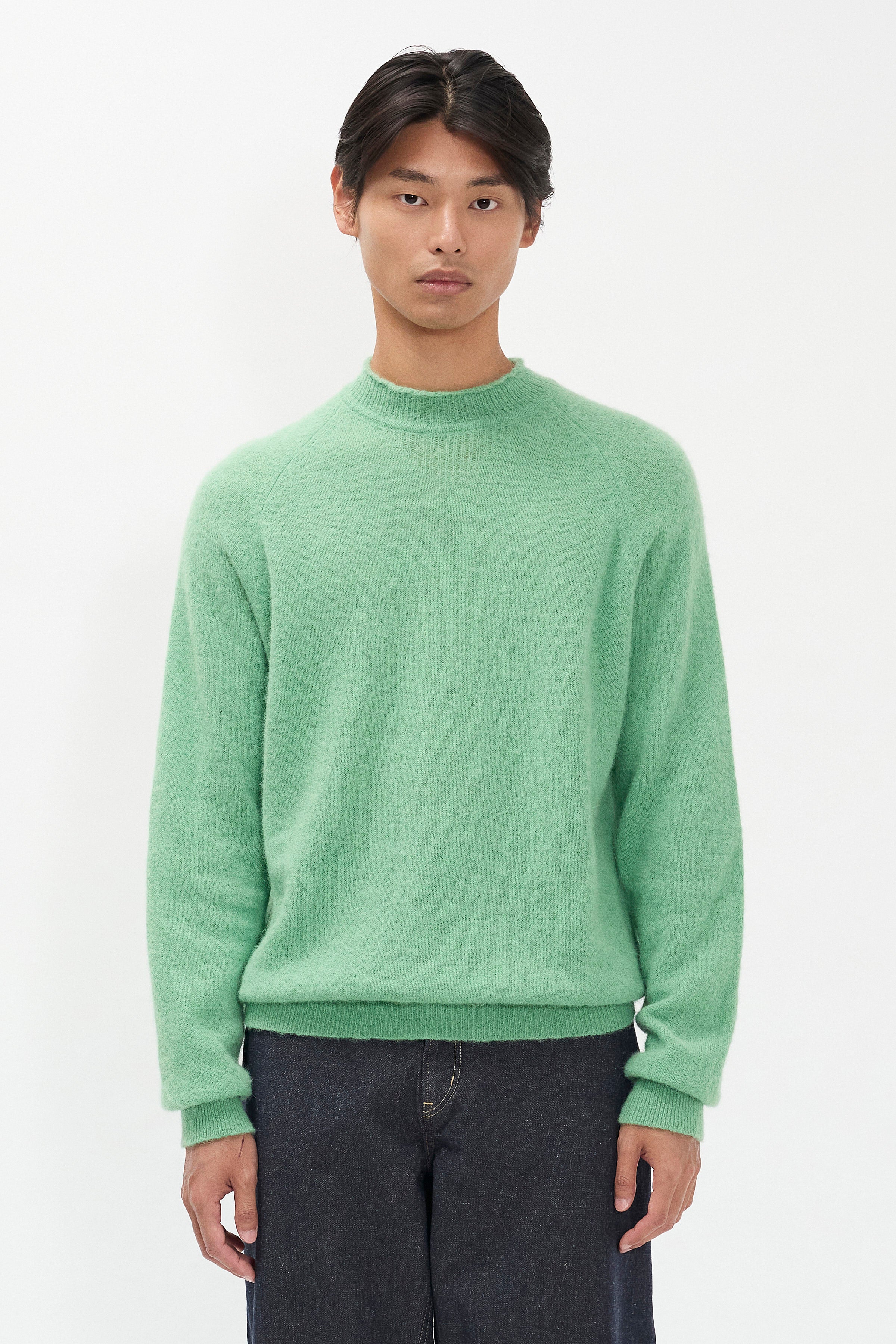 OHOTORO Baby alpaca knit ニット OHOTORO Wrap Alpaca Knit - メルカリ