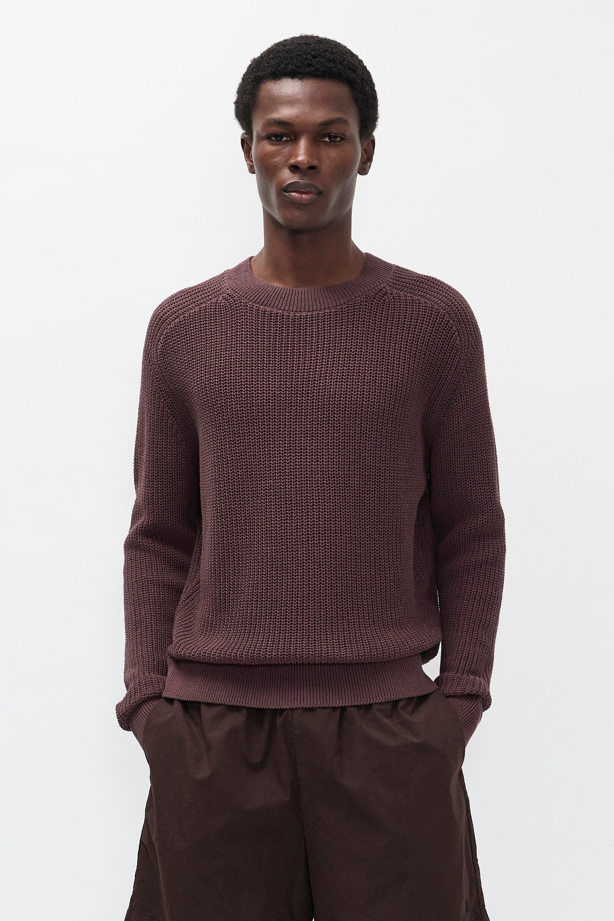 Limfjorden Cotton Paper Saddle Fishermen Sweater