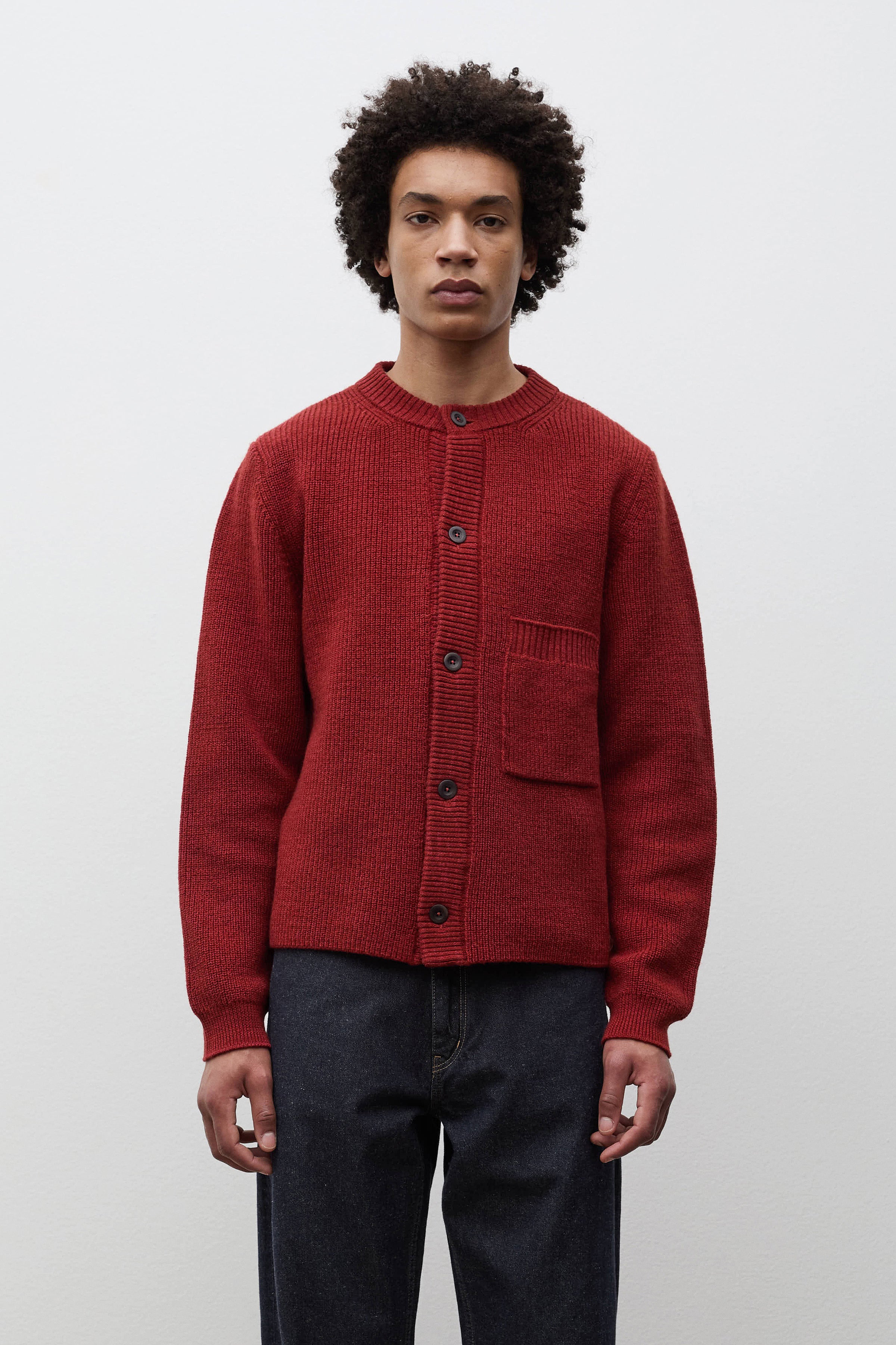 Gullverket Cotton Wool Rib Cardigan