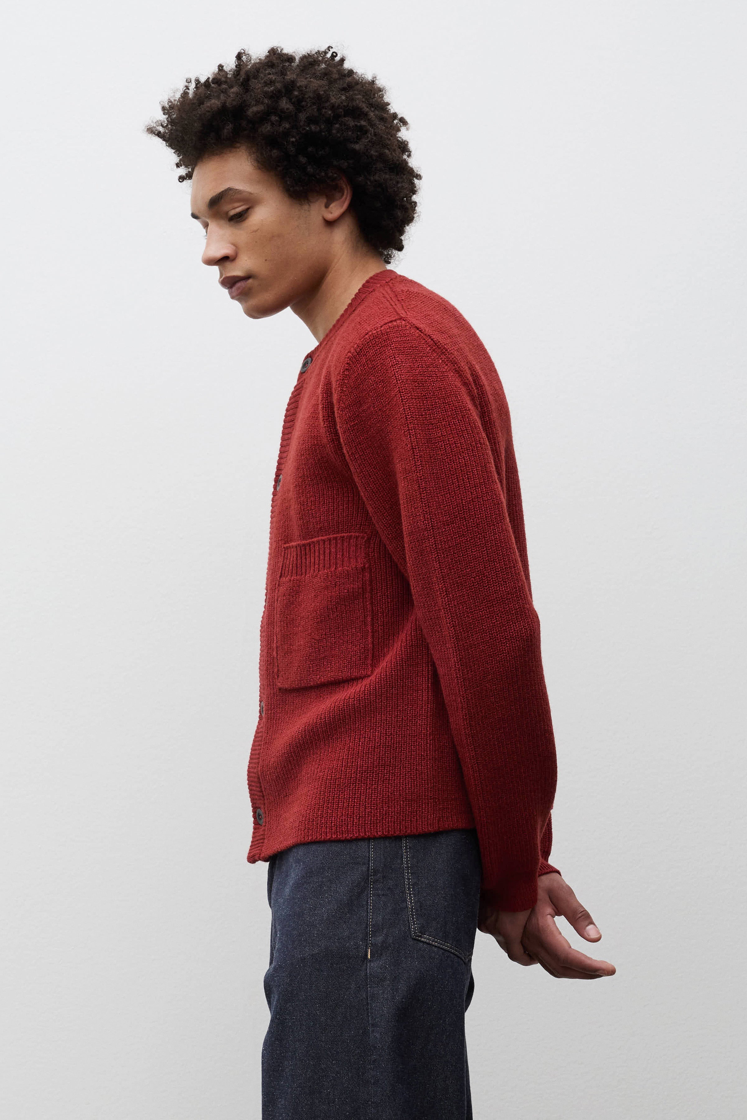 Gullverket Cotton Wool Rib Cardigan