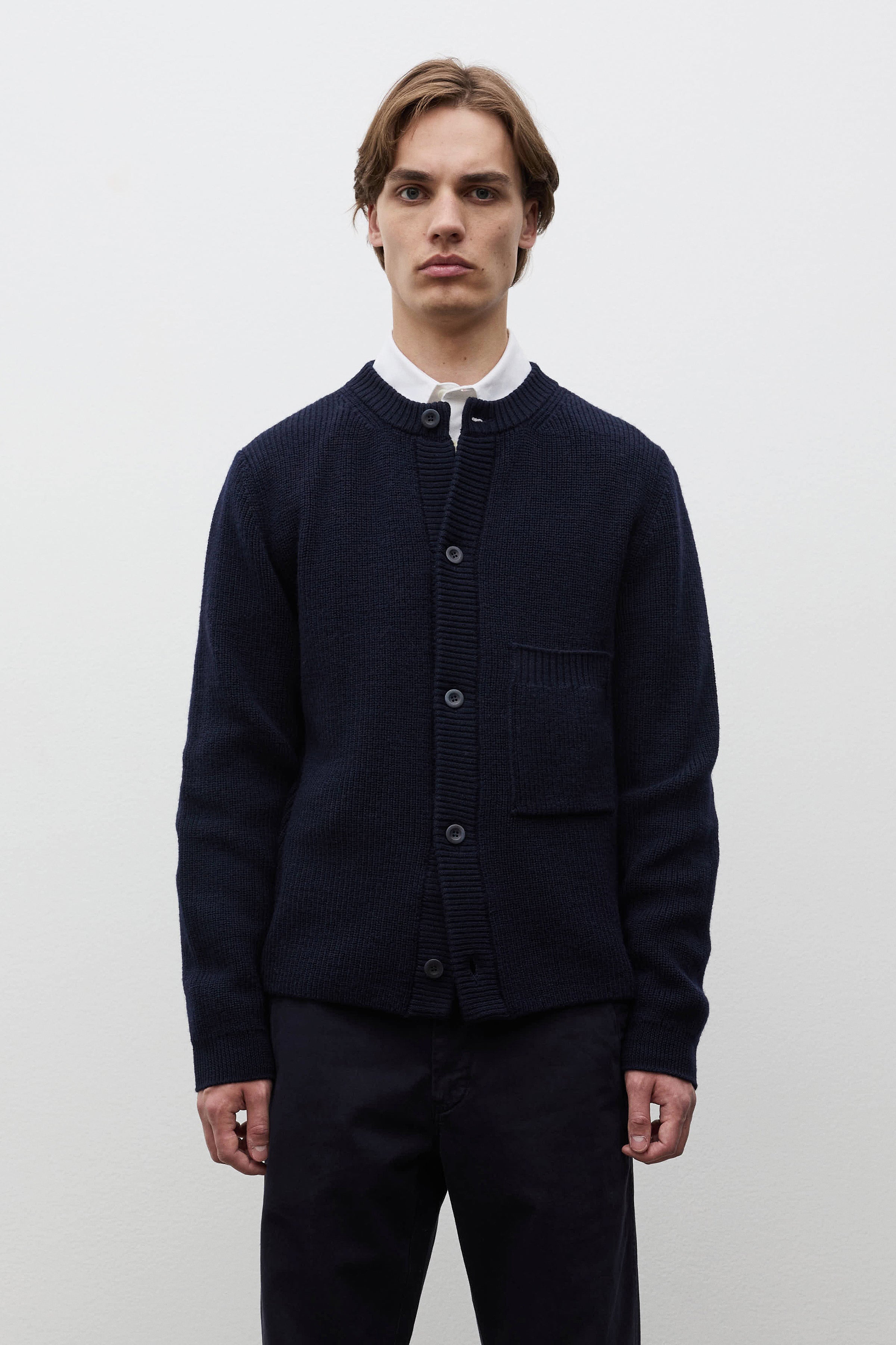 Gullverket Cotton Wool Rib Cardigan
