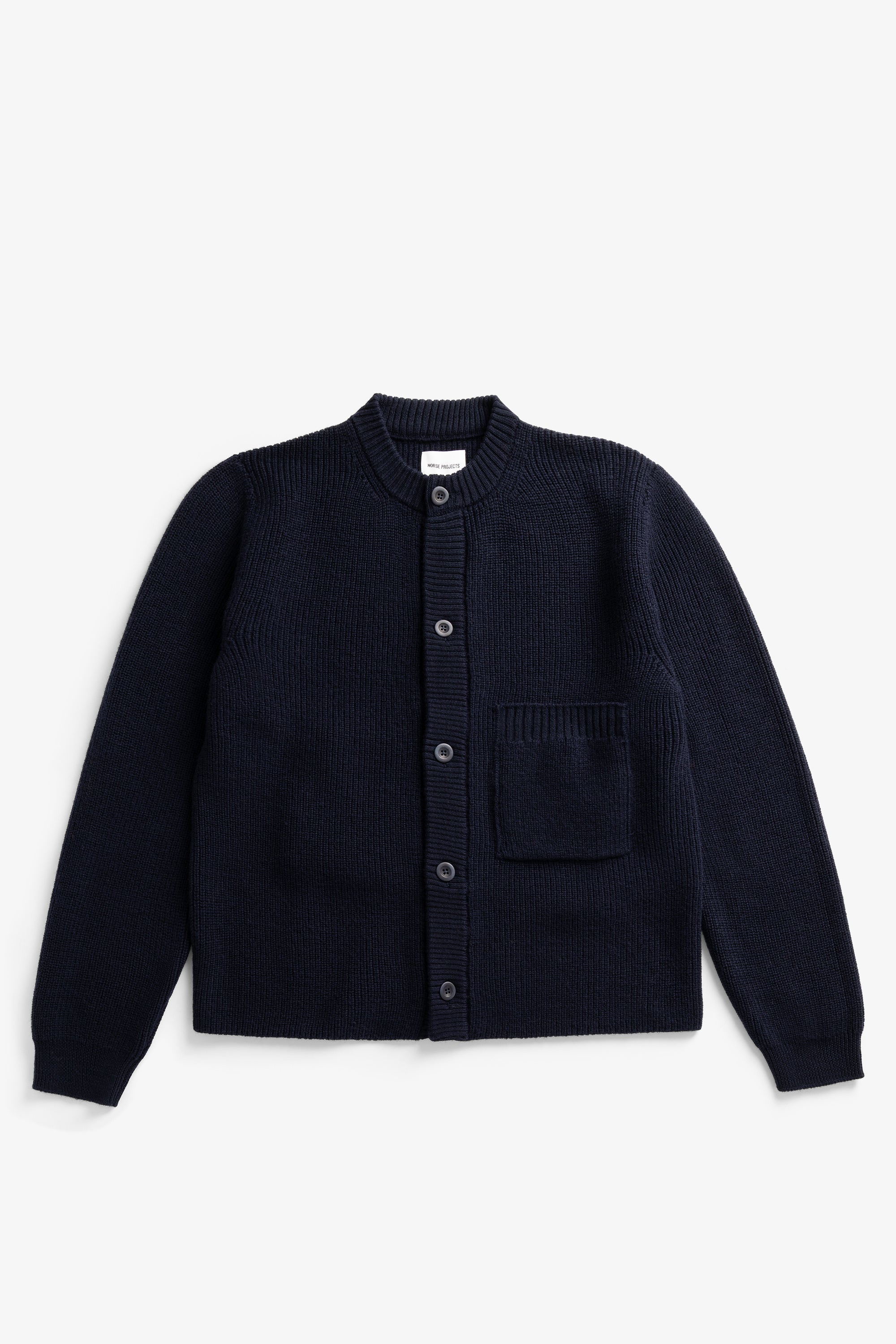 Gullverket Cotton Wool Rib Cardigan