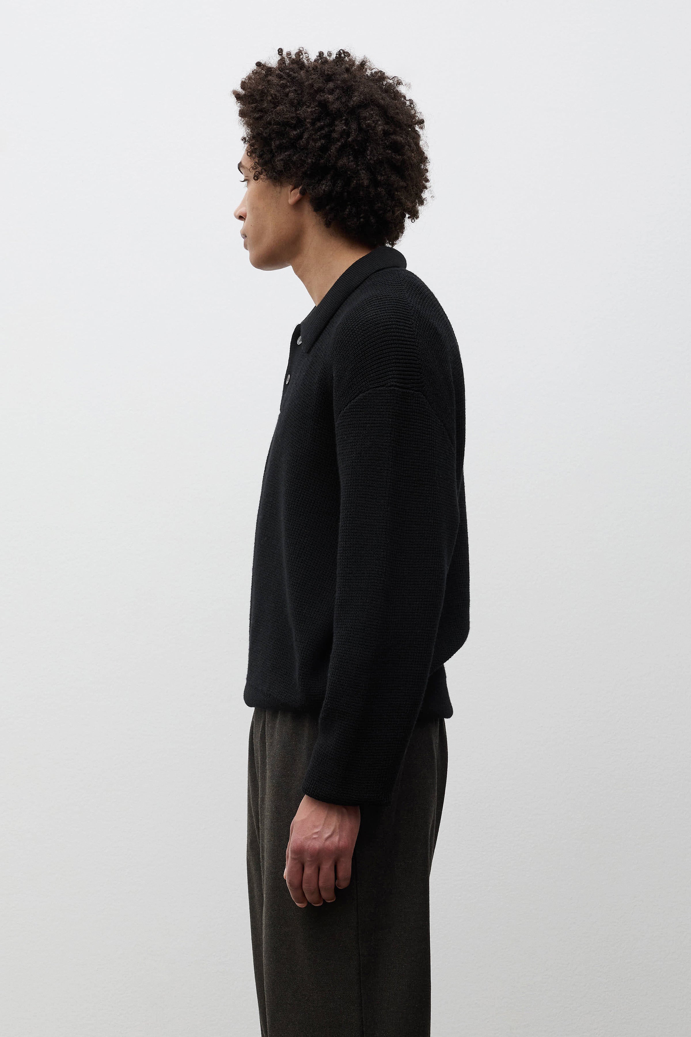 Swanfolk Tech Merino Waffle Polo
