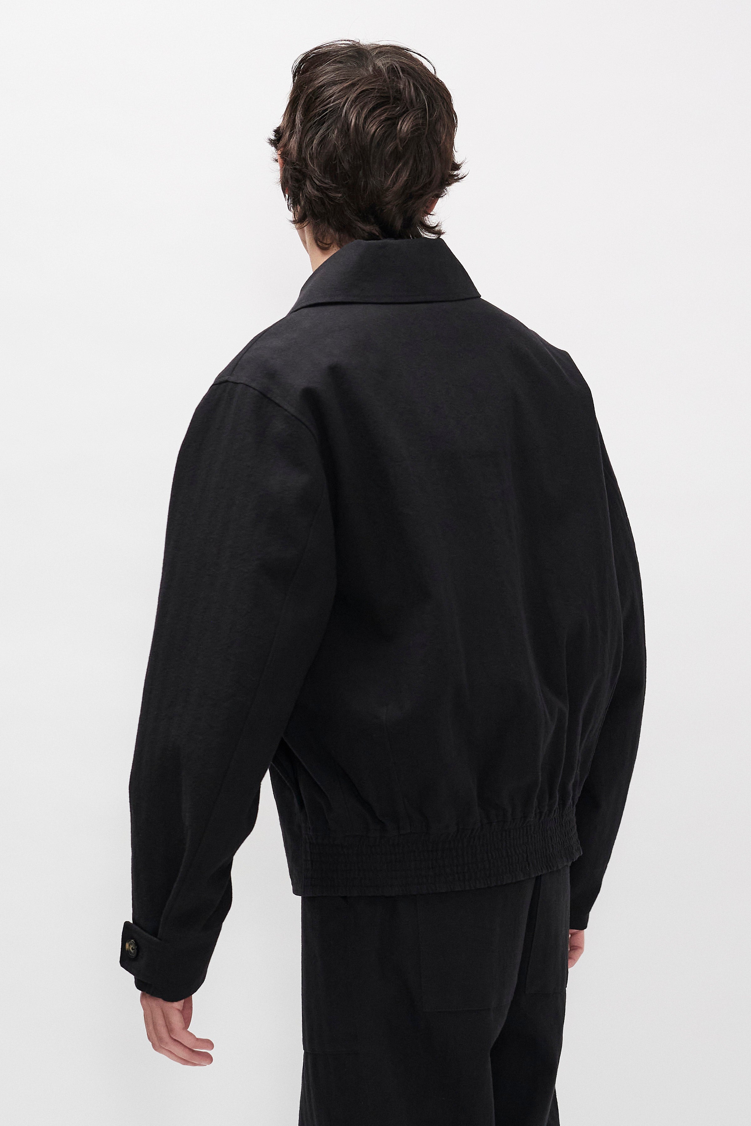 Vandel Herringbone Twill Flight Jacket