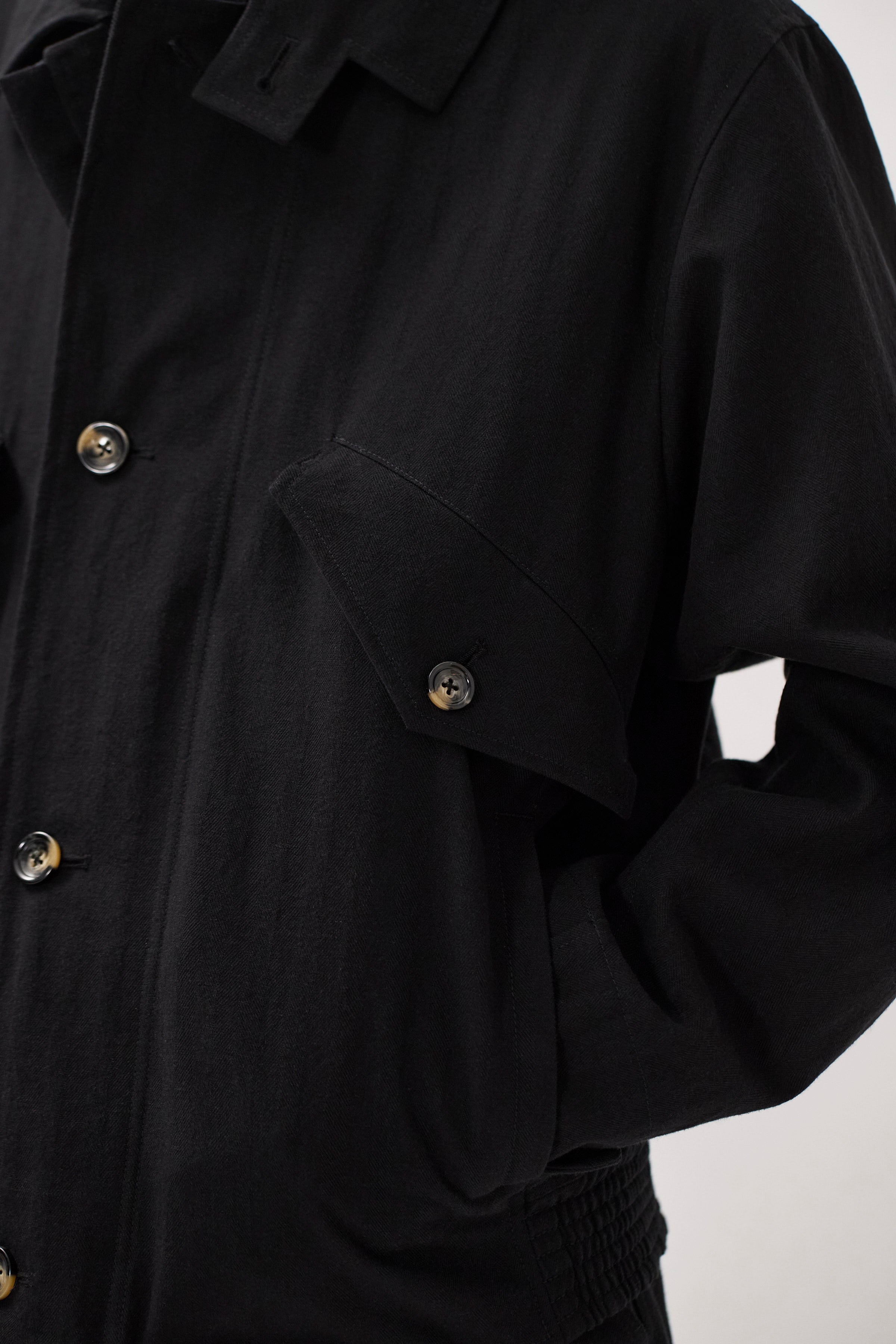 Vandel Herringbone Twill Flight Jacket