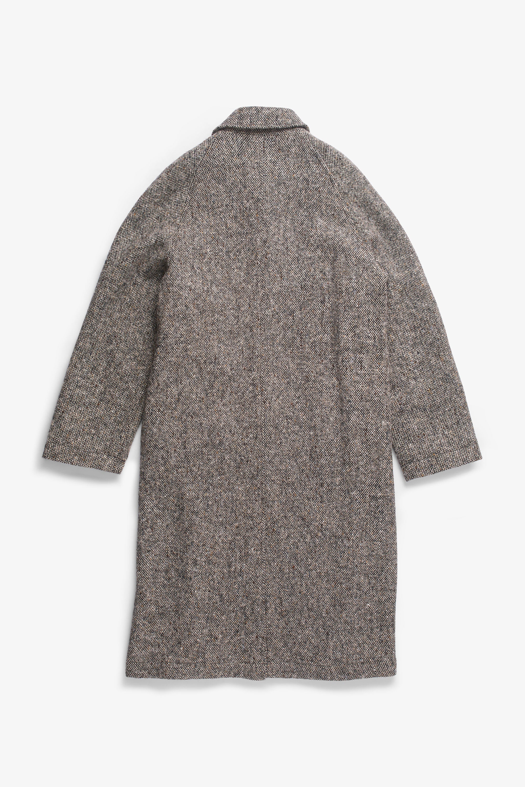 Reilstad Donegal Wool Balmacaan Raglan Coat