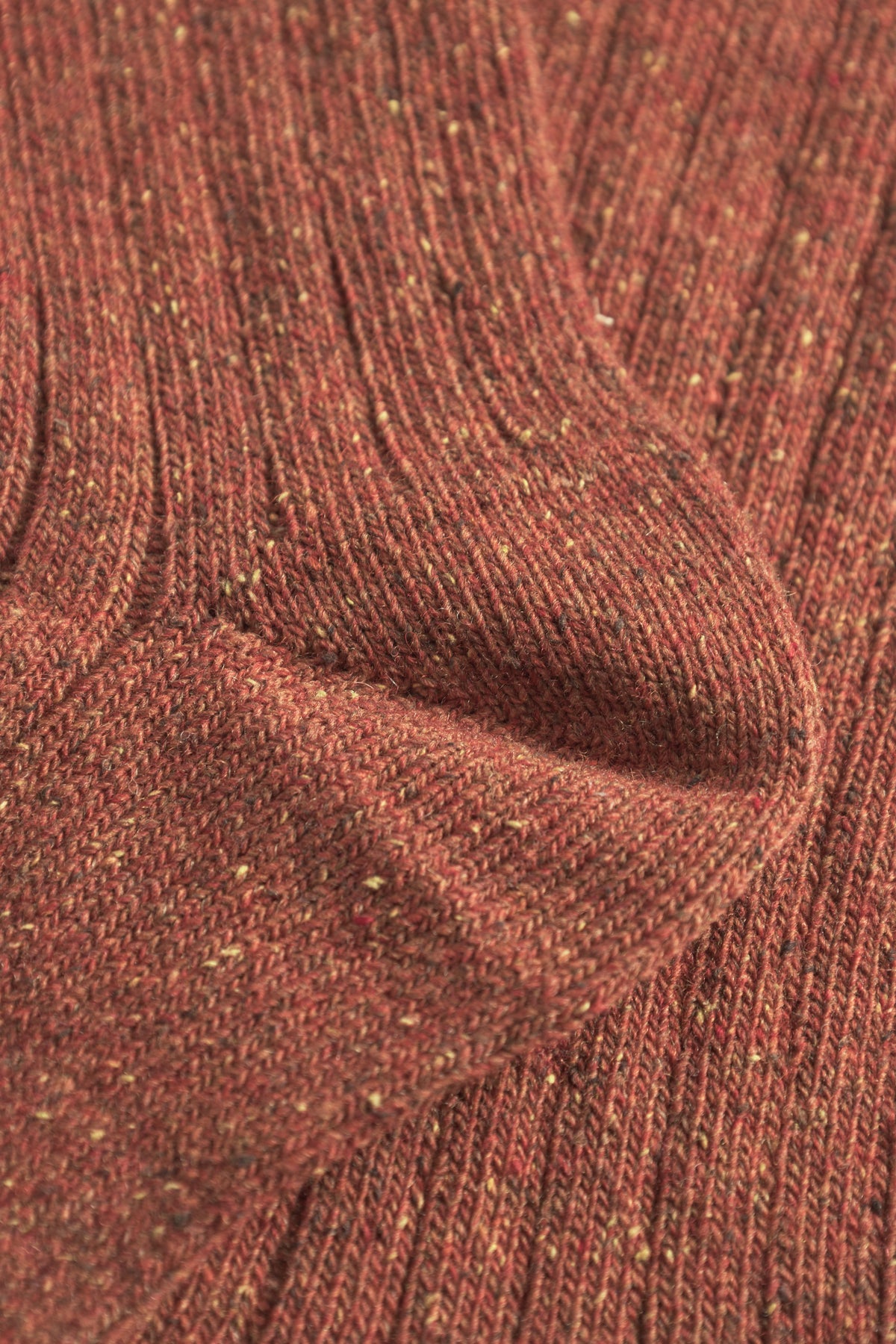 Bjarki Neps Wool Rib Sock