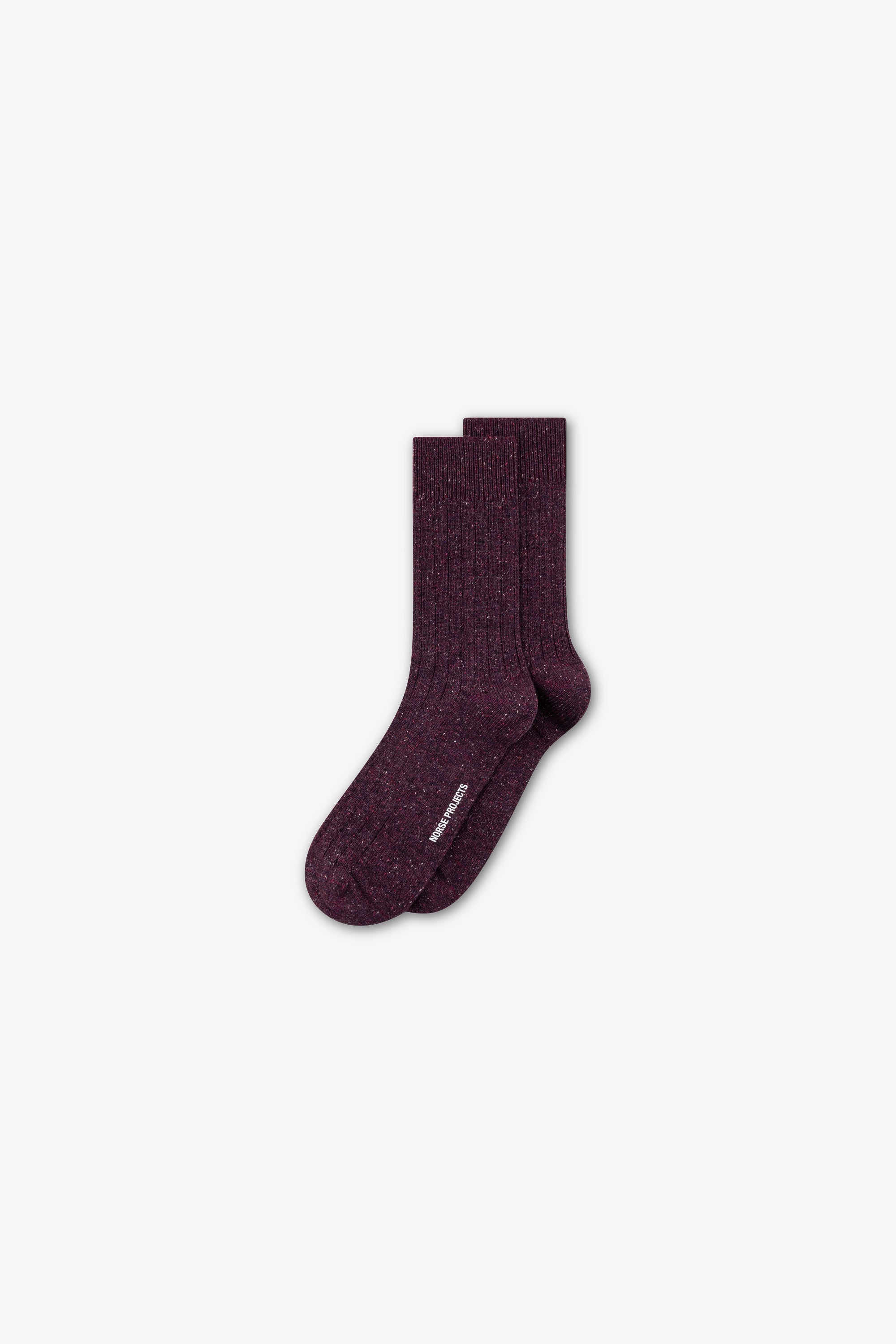 Bykle Neps Wool Rib Sock