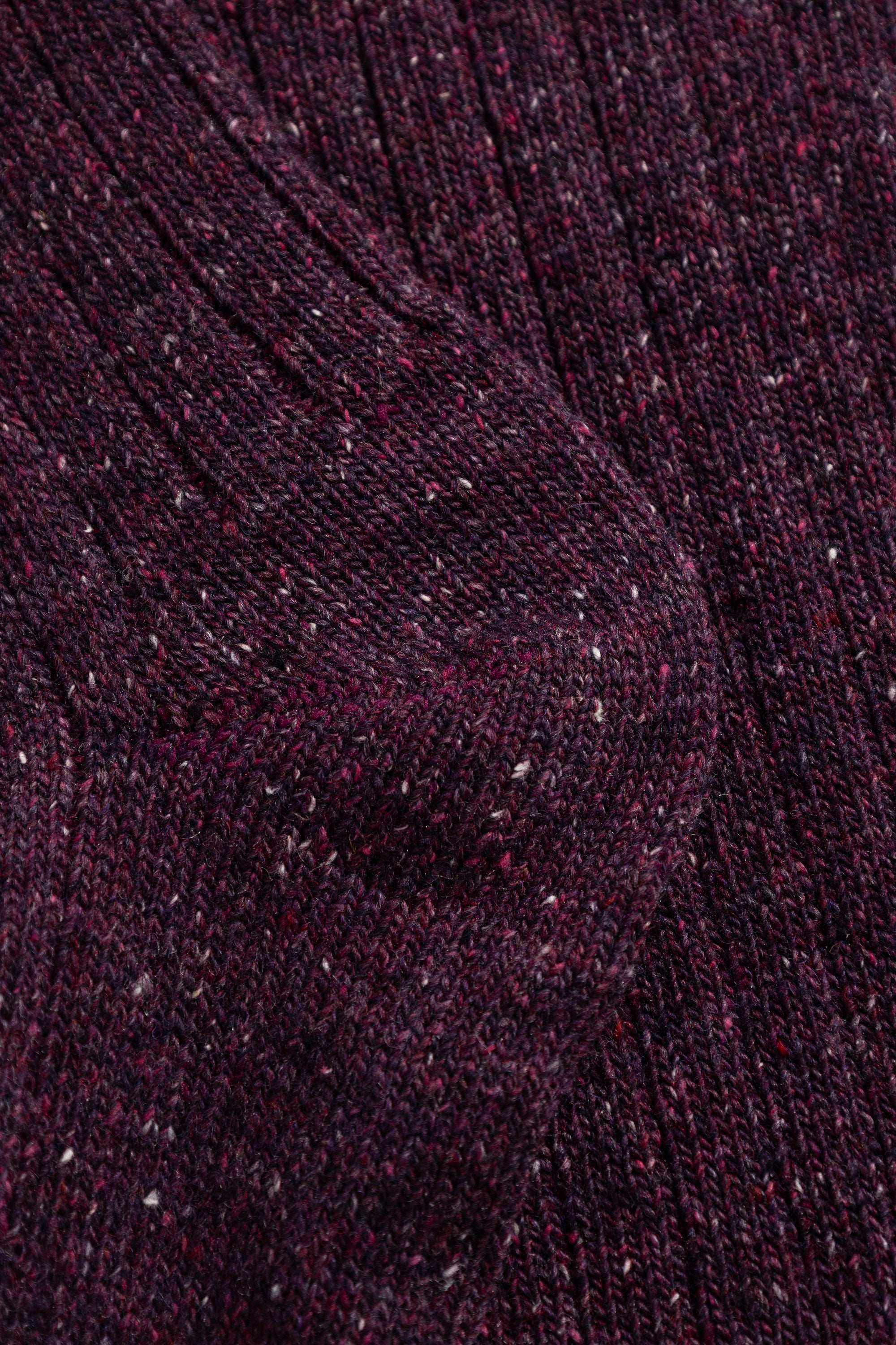 Bykle Neps Wool Rib Sock
