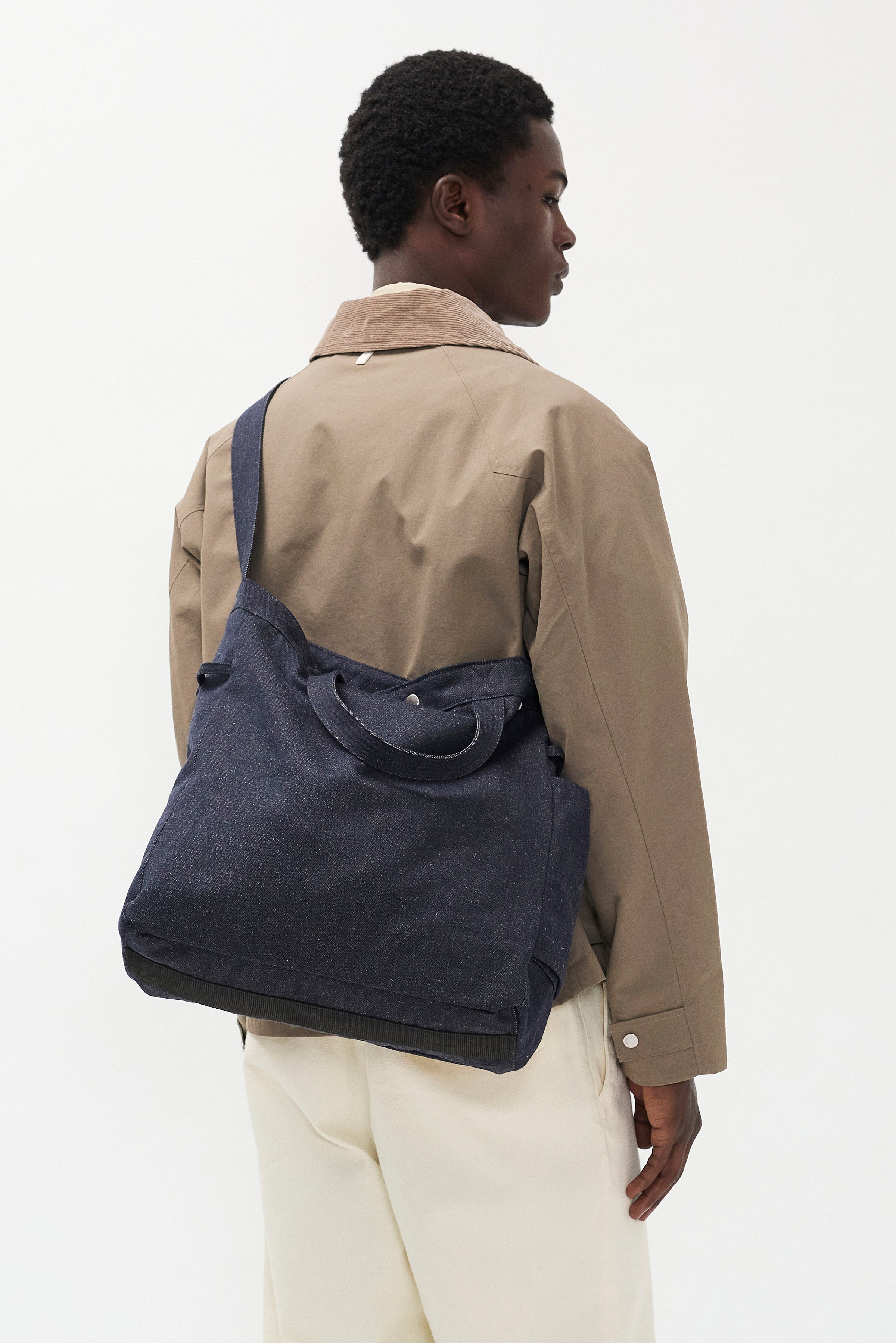 Pligt Broken Twill Cotton Linen Denim Tote
