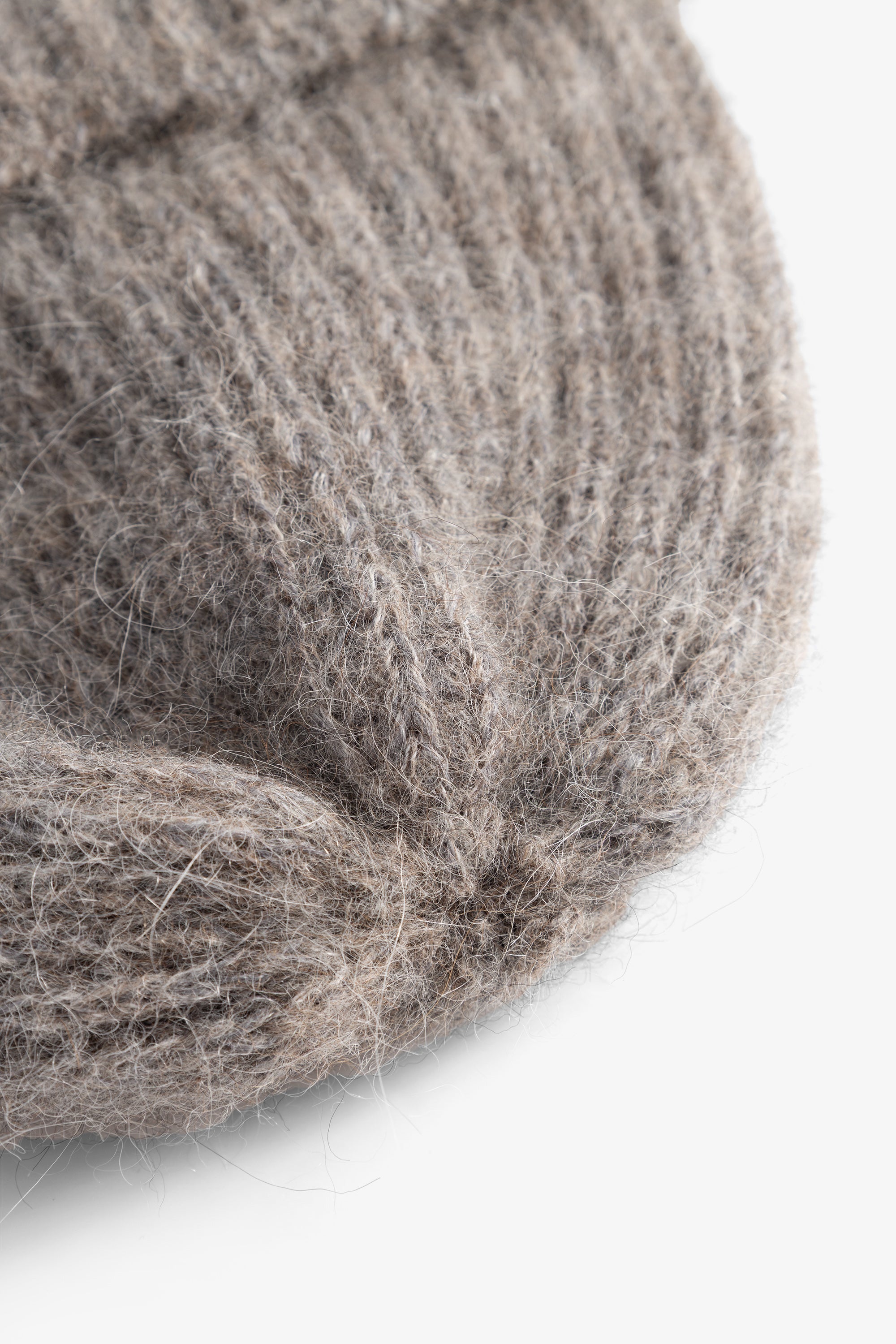 Alpaca Wool Chunky Rib Beanie