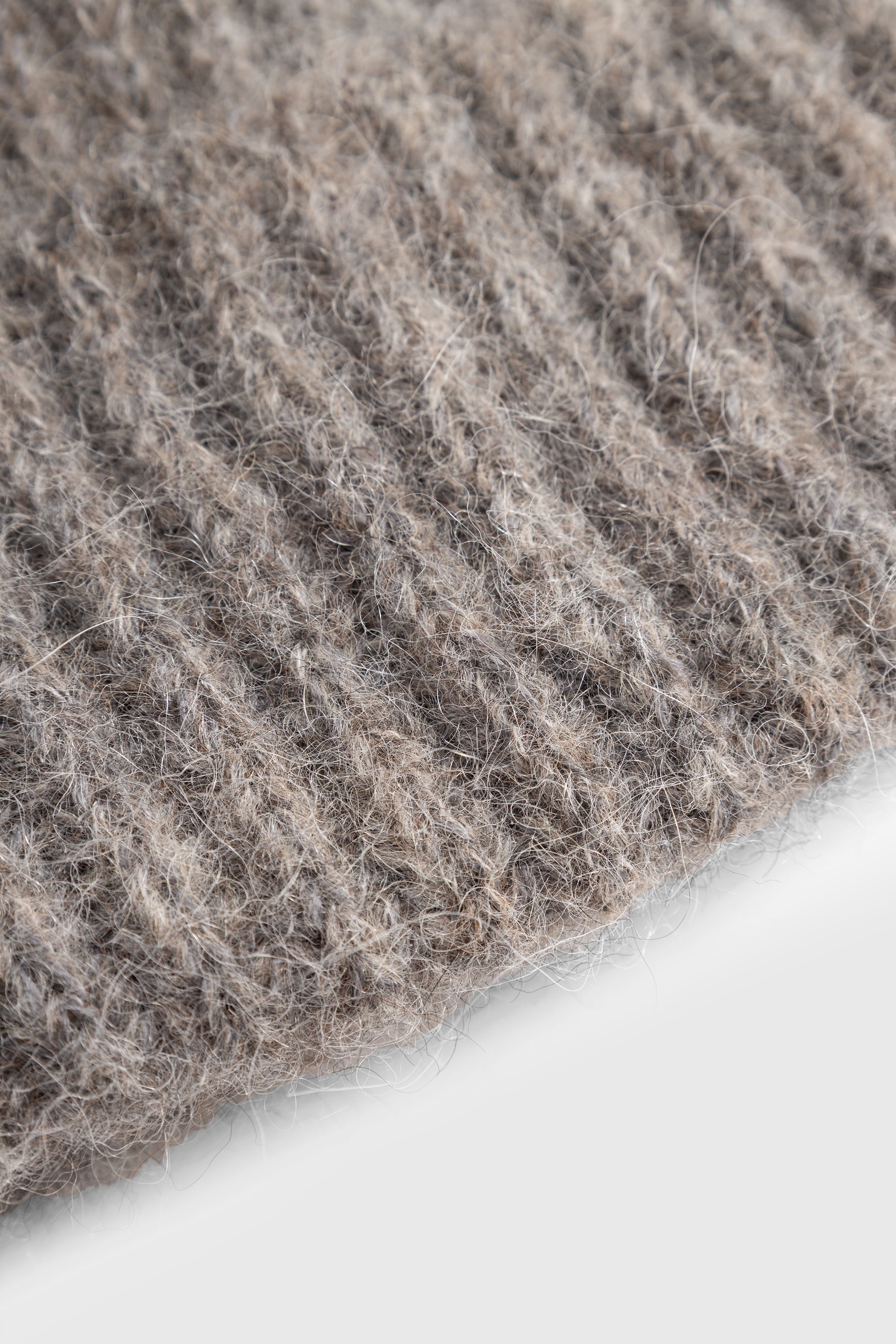 Alpaca Wool Chunky Rib Beanie