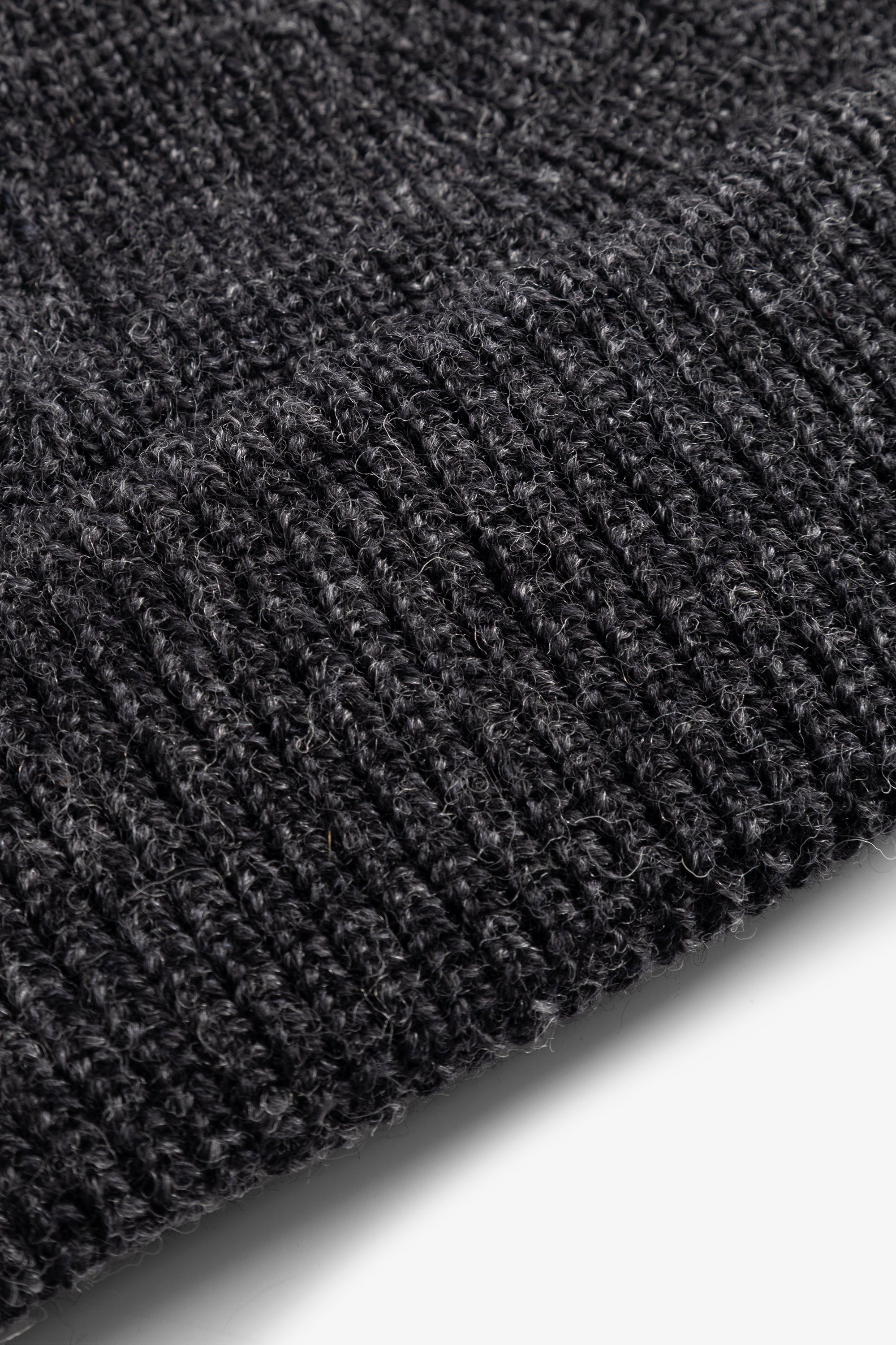 Shallow Cotton Wool Rib Beanie