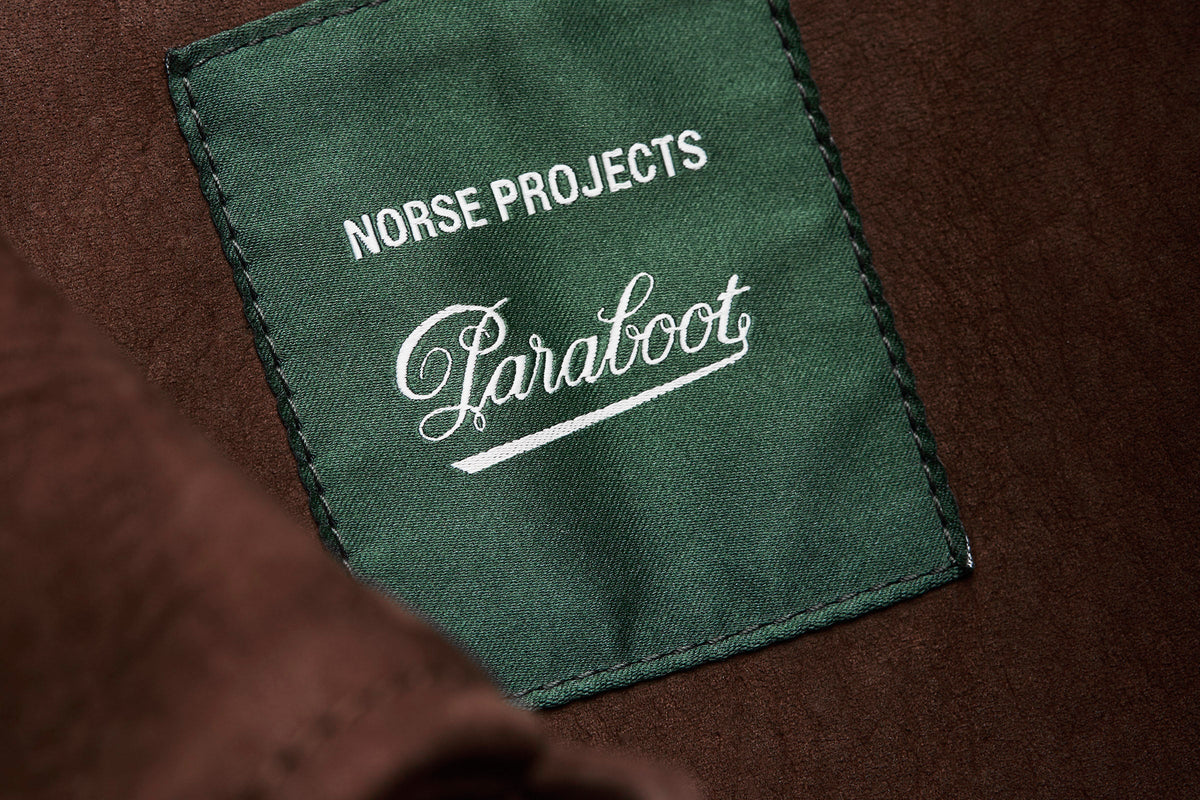 Stensholt Suede Leather Zip Jacket, Paraboot for Norse Projects